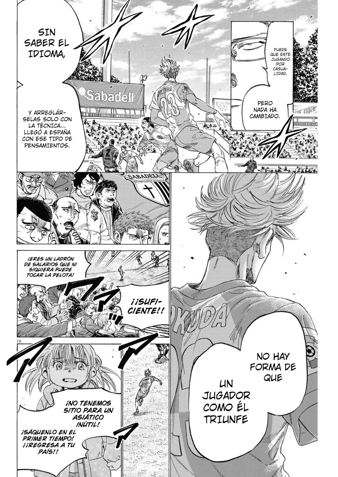 Ao ashi capítulo 322, página 16