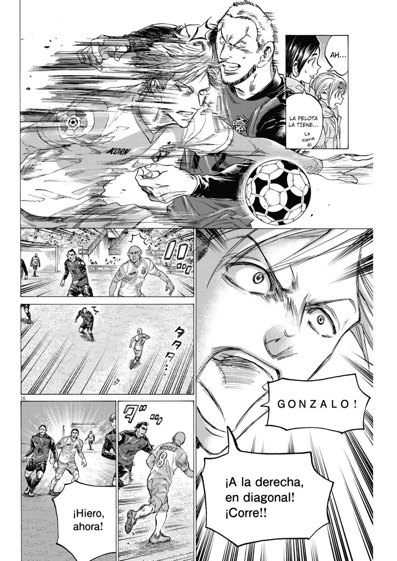 Ao ashi capítulo 322, página 18