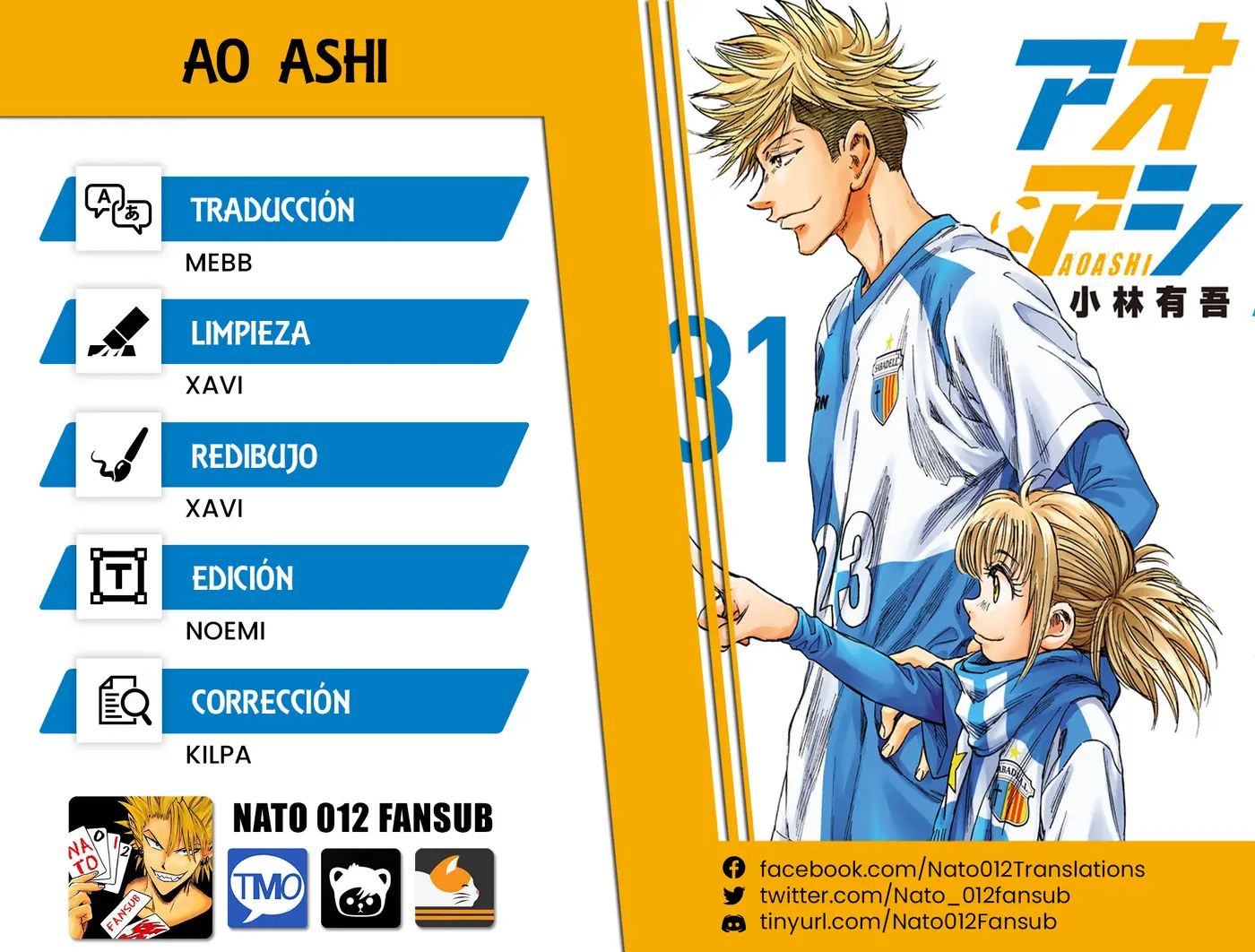 Ao ashi capítulo 323, página 1