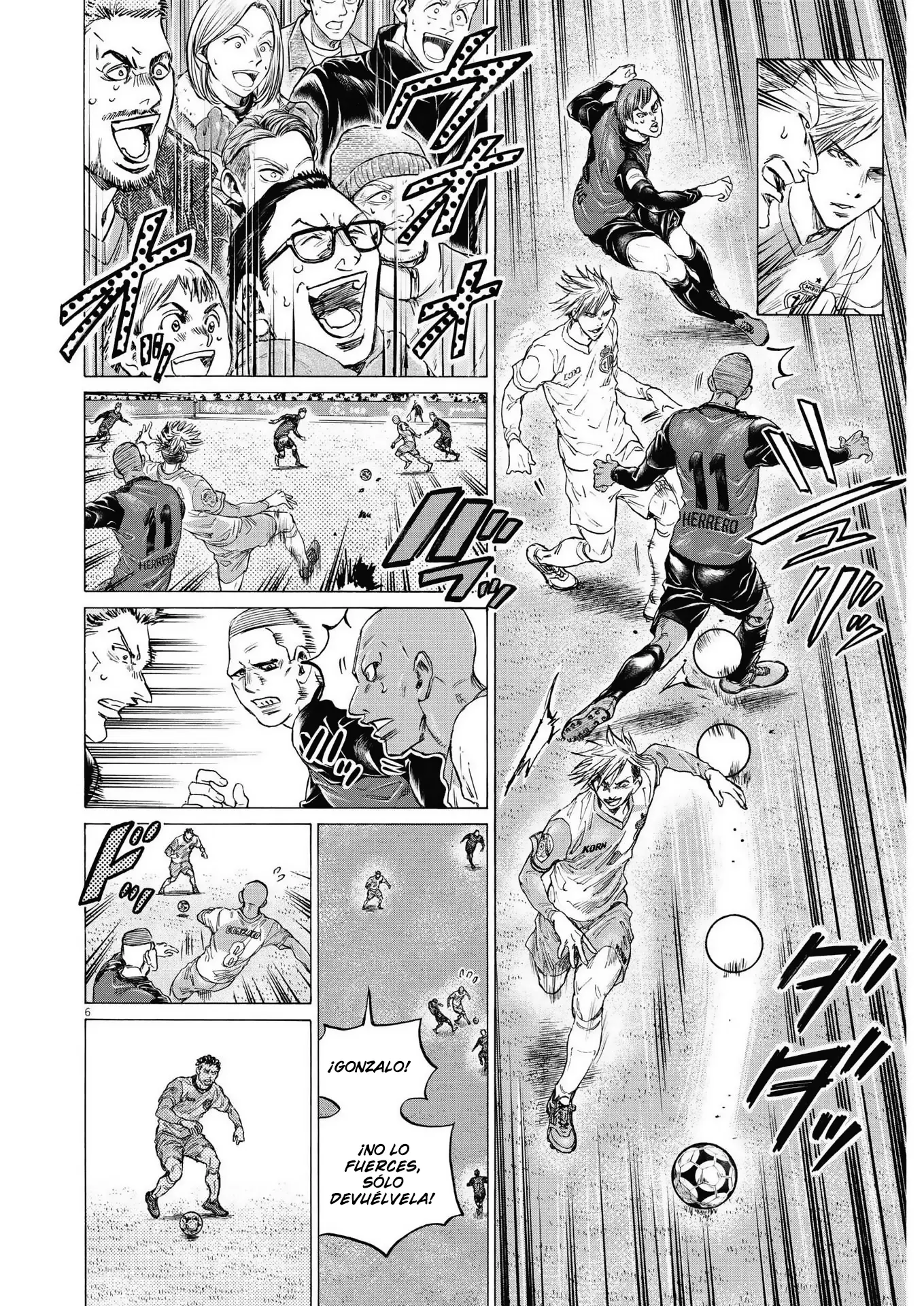 Ao ashi capítulo 323, página 7