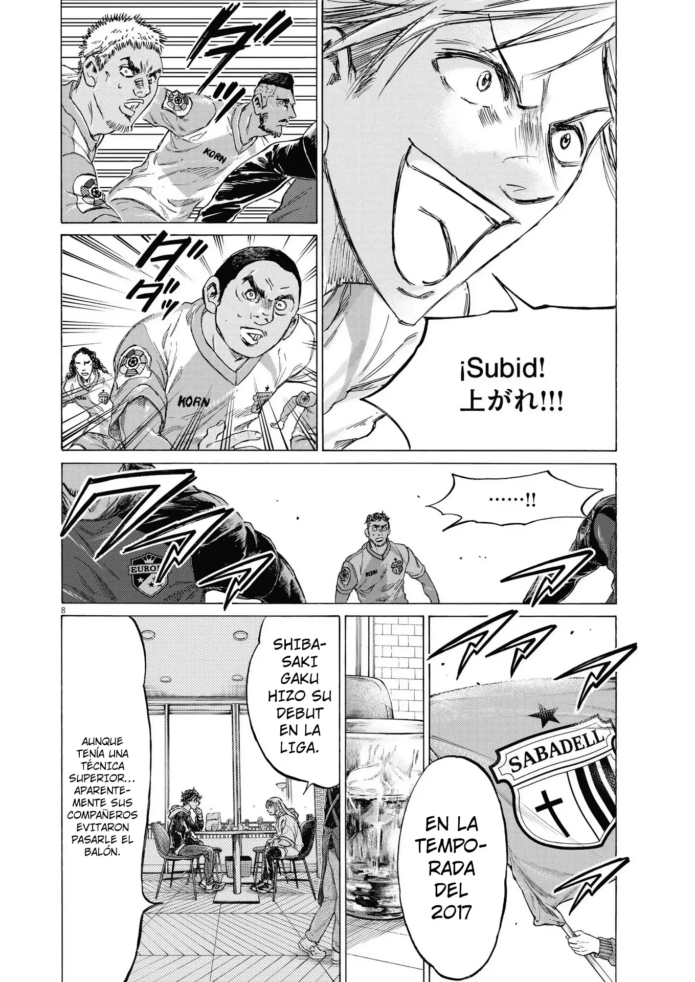 Ao ashi capítulo 323, página 9