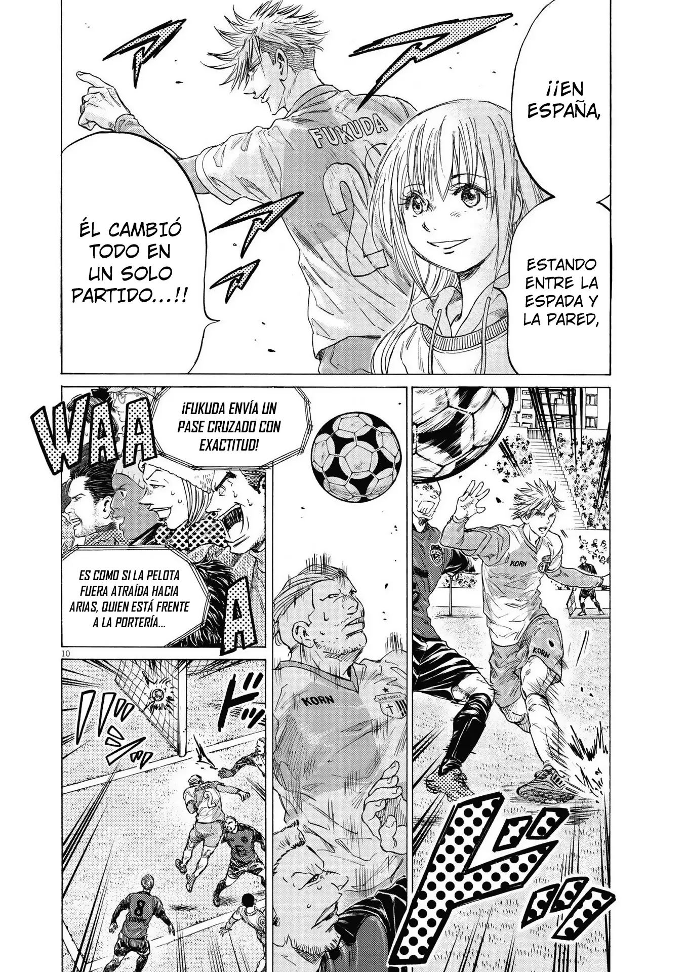 Ao ashi capítulo 323, página 11
