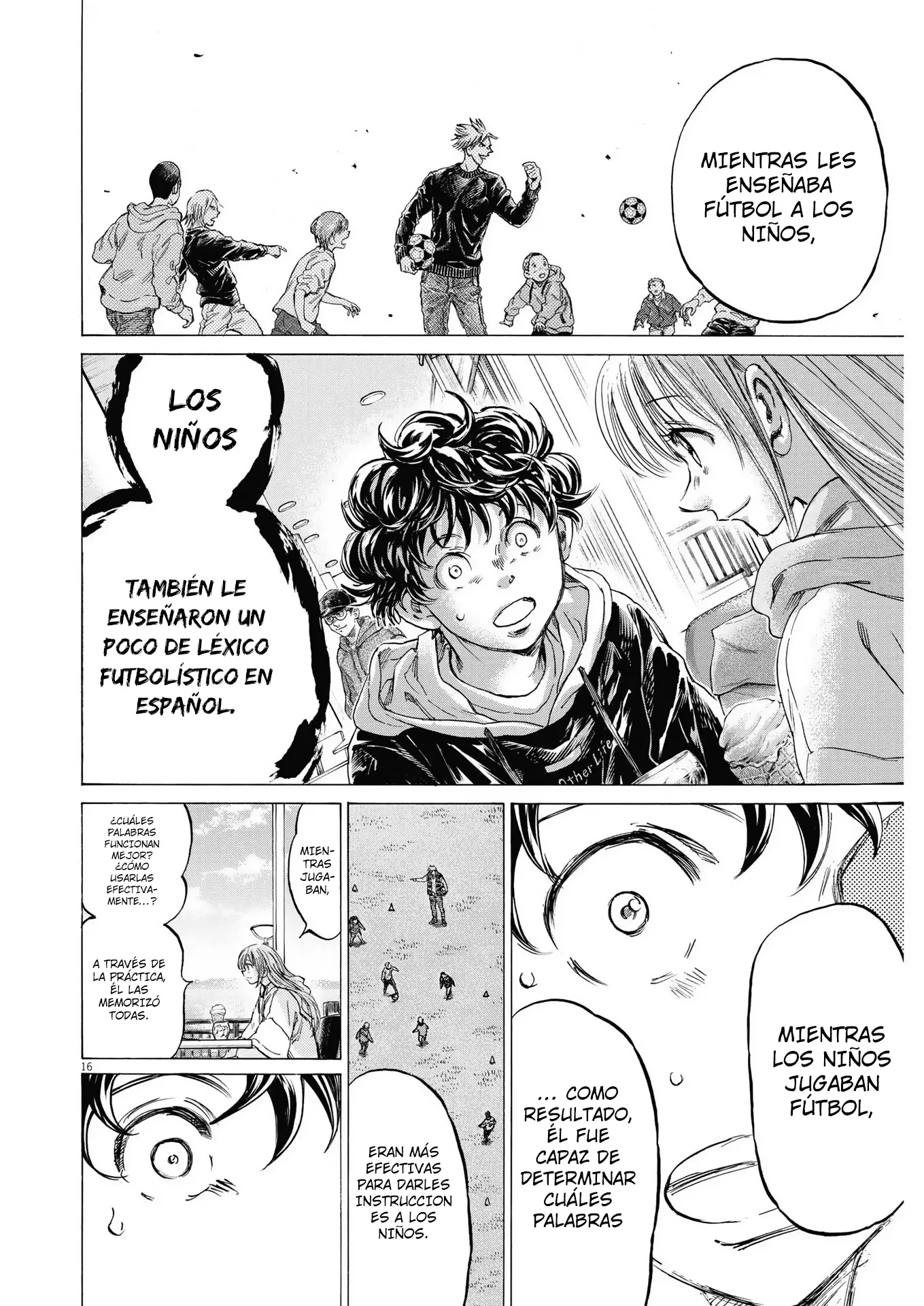 Ao ashi capítulo 323, página 17