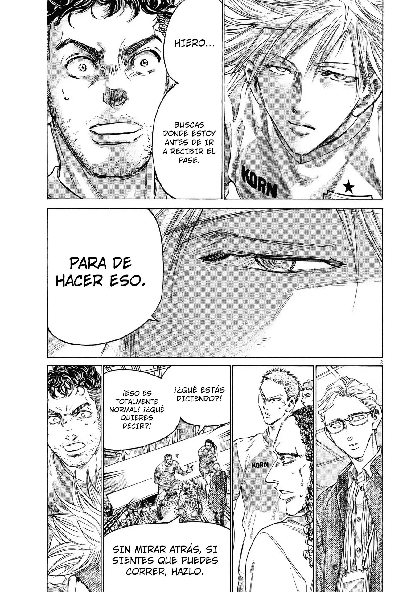 Ao ashi capítulo 324, página 4