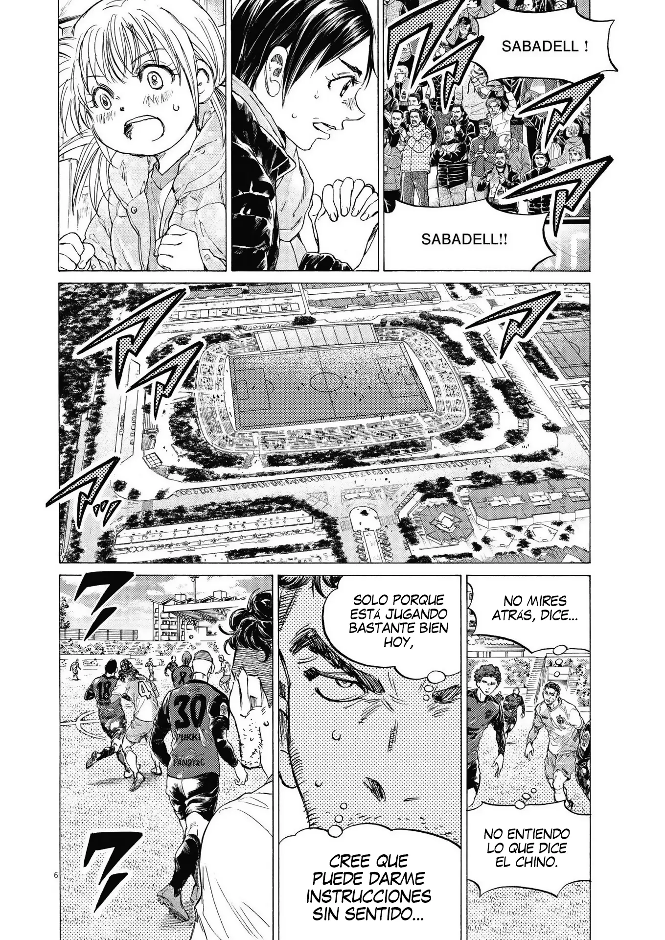 Ao ashi capítulo 324, página 7