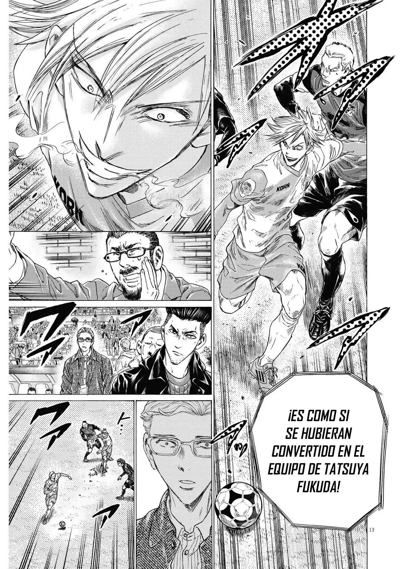 Ao ashi capítulo 324, página 14
