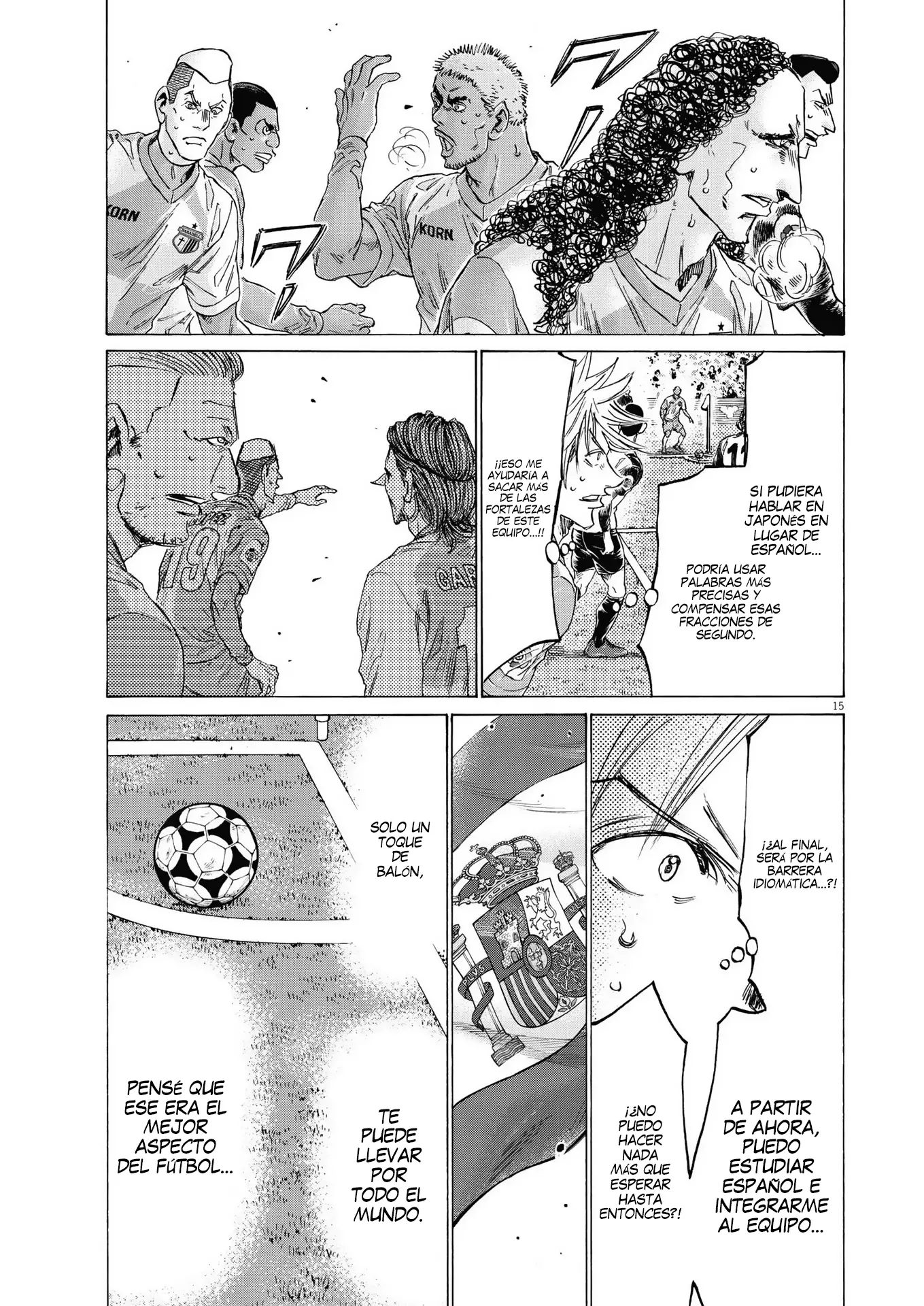 Ao ashi capítulo 324, página 16