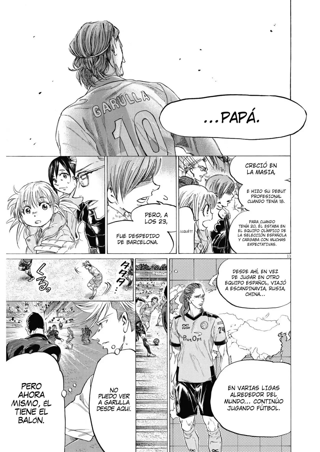 Ao ashi capítulo 325, página 14