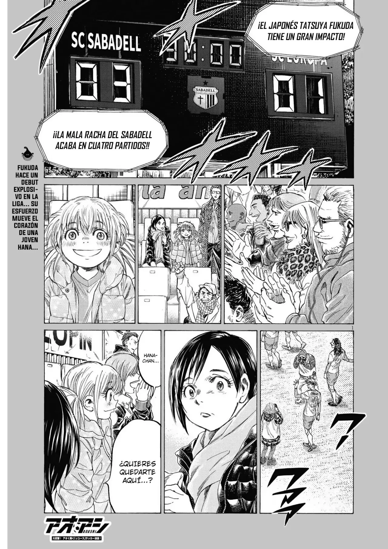 Ao ashi capítulo 326, página 2