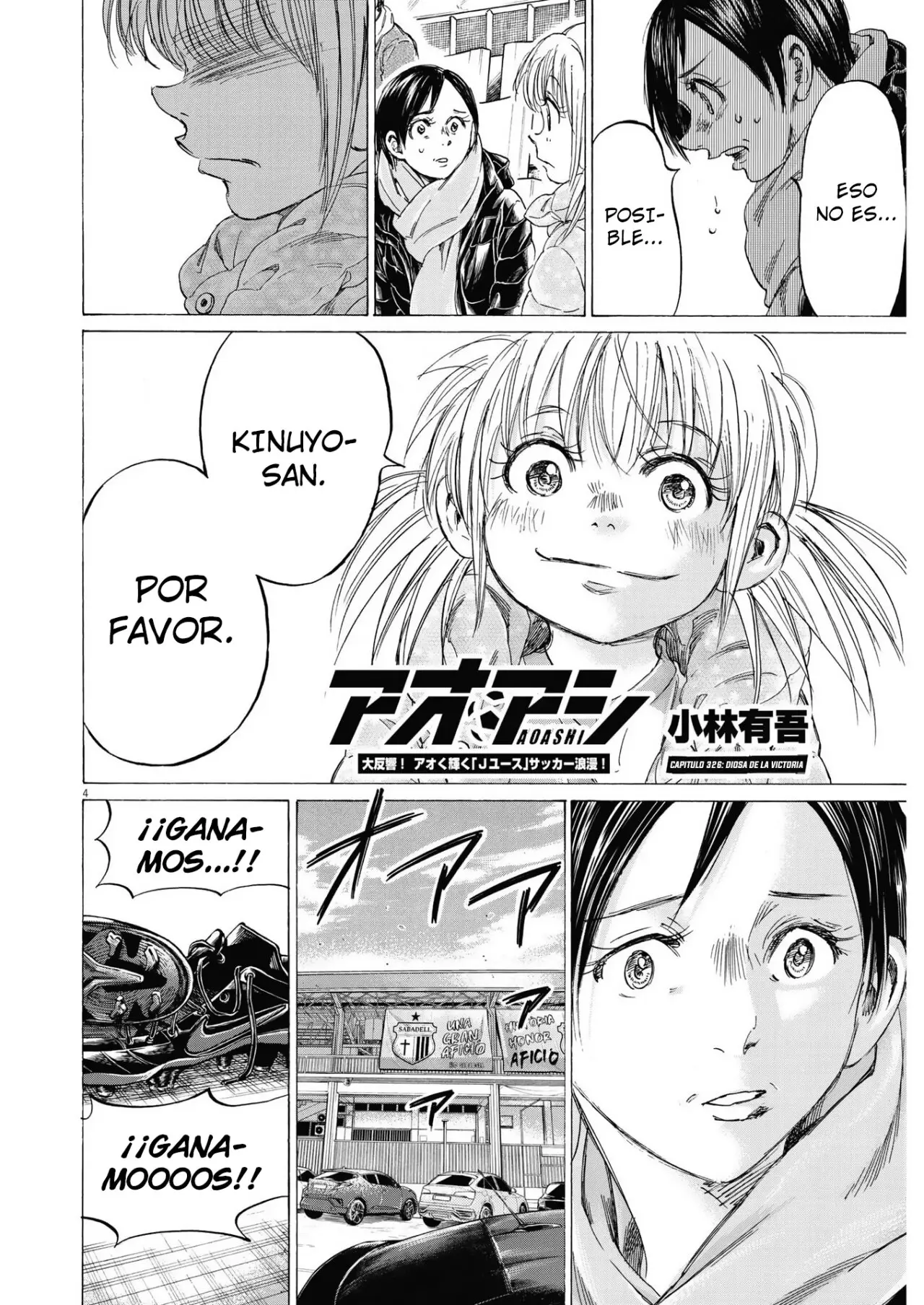 Ao ashi capítulo 326, página 5