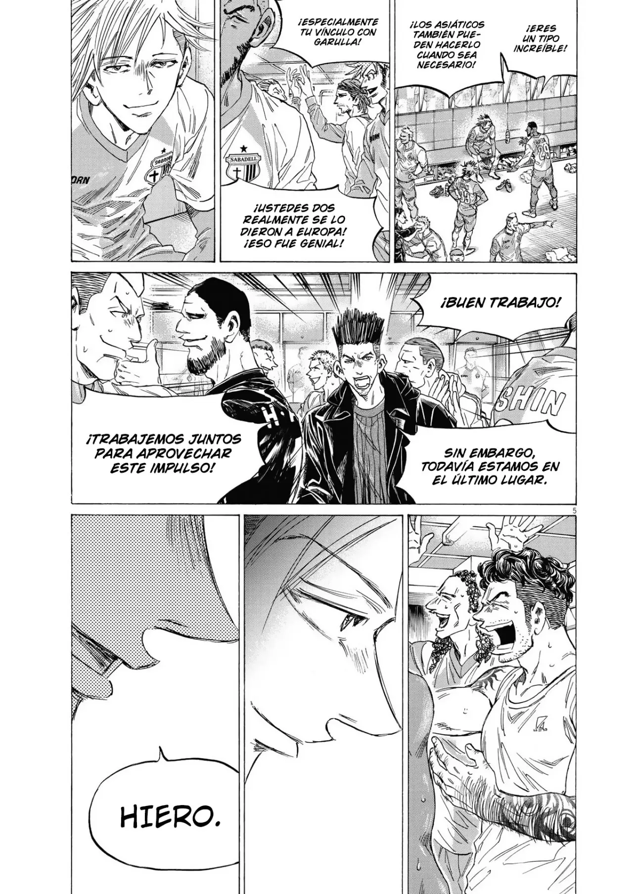 Ao ashi capítulo 326, página 6