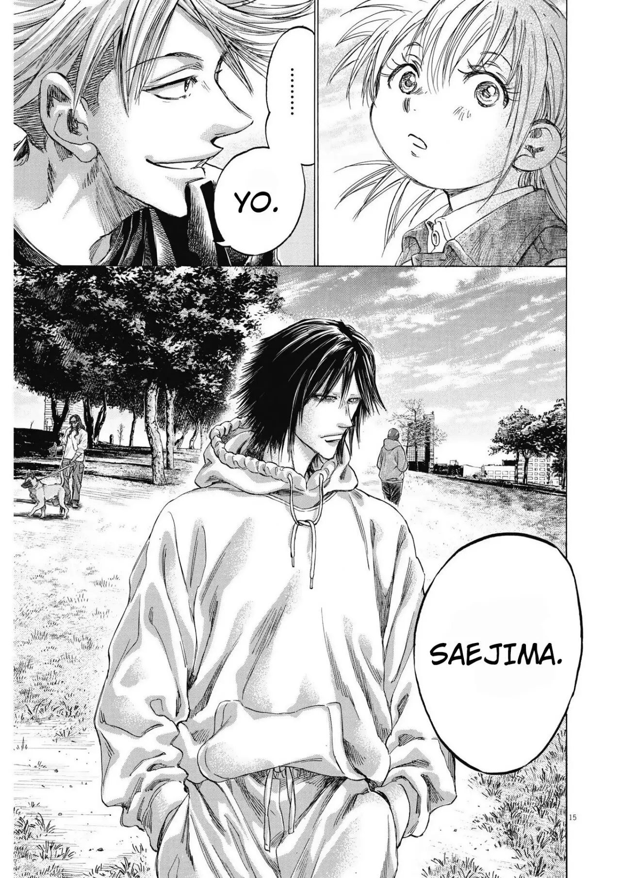 Ao ashi capítulo 327, página 16