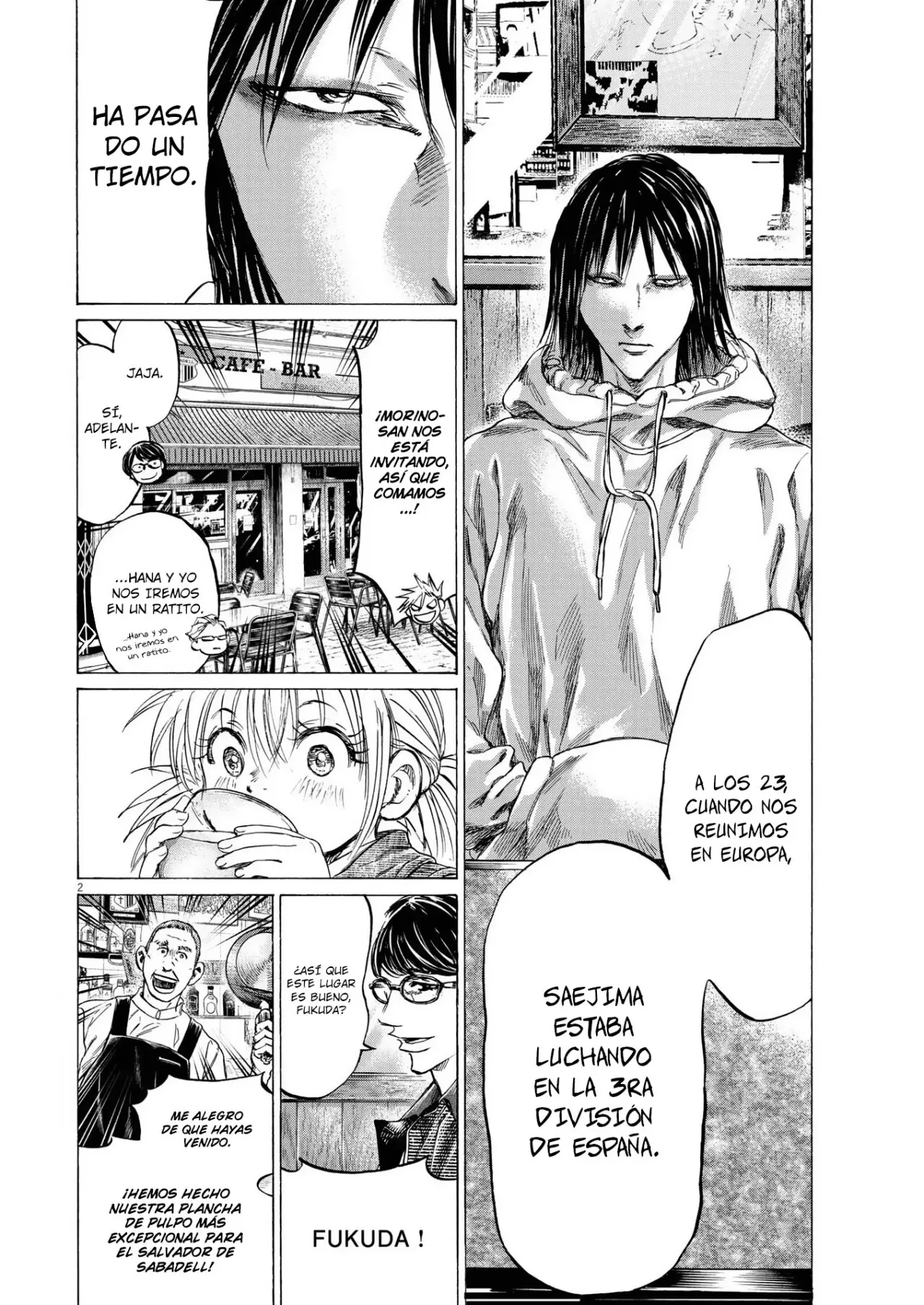 Ao ashi capítulo 328, página 3