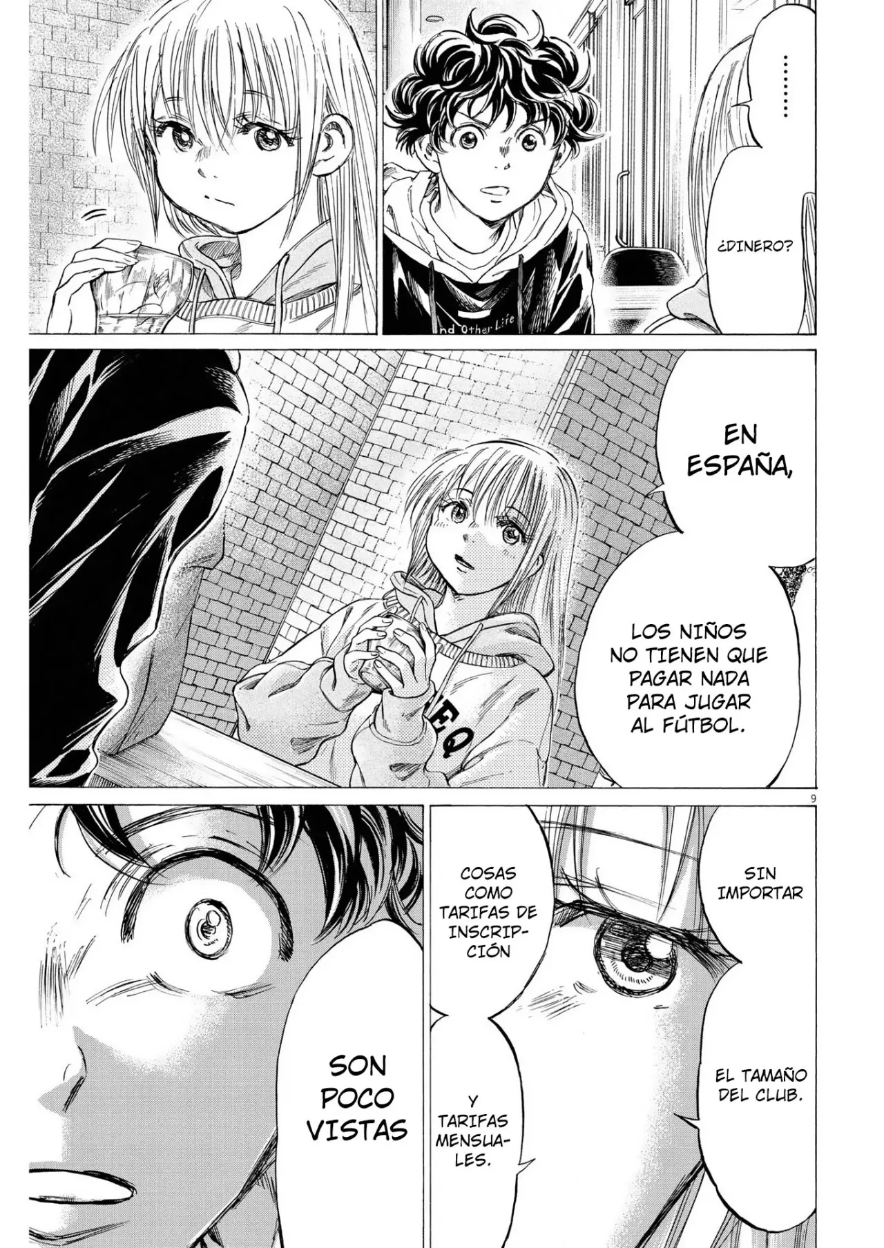 Ao ashi capítulo 328, página 10