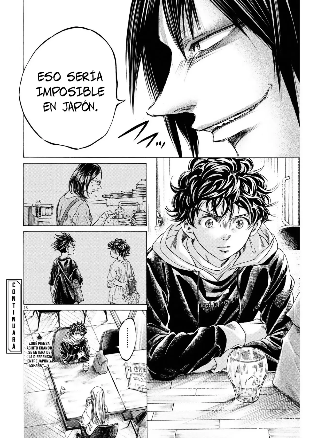 Ao ashi capítulo 328, página 19