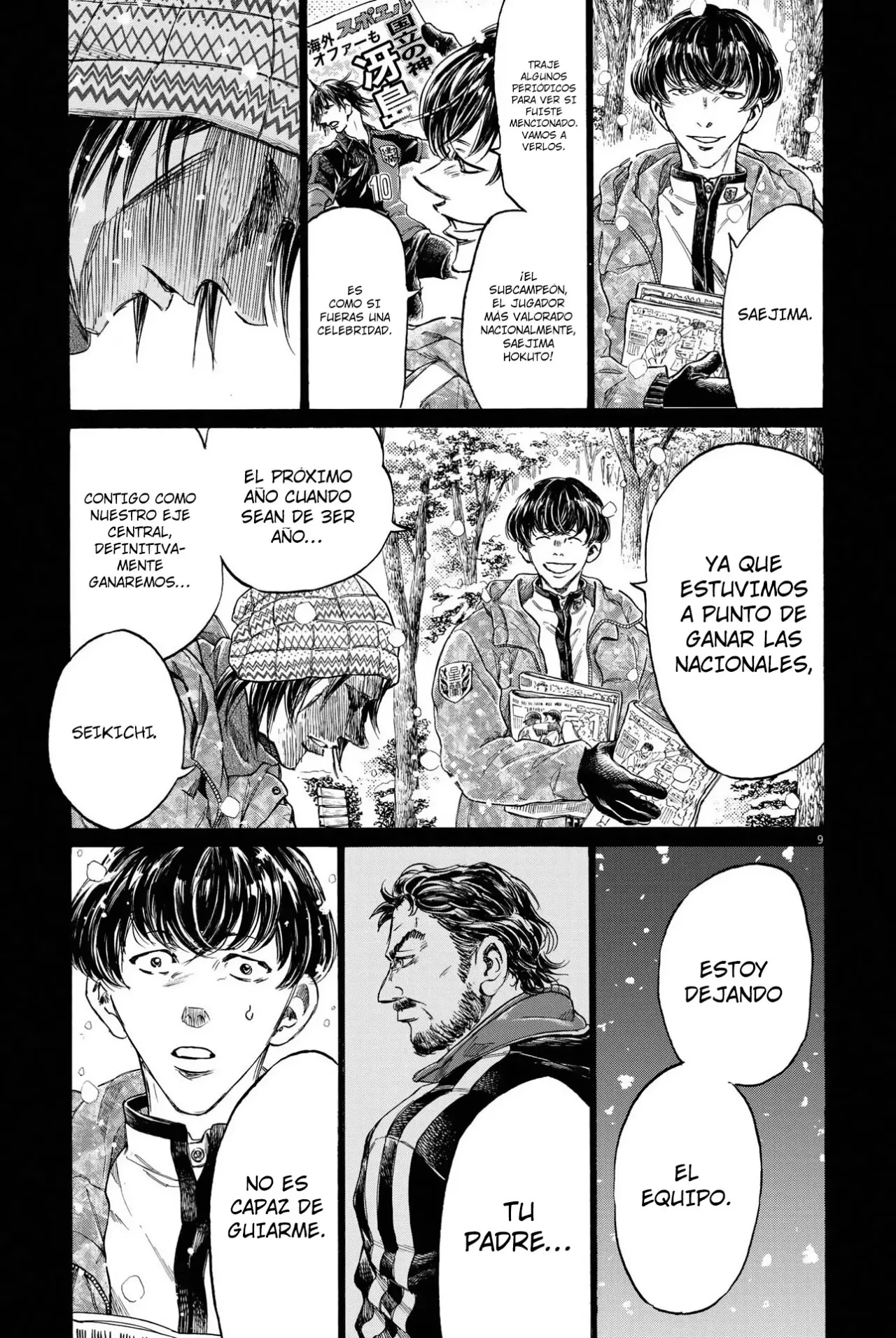 Ao ashi capítulo 329, página 10