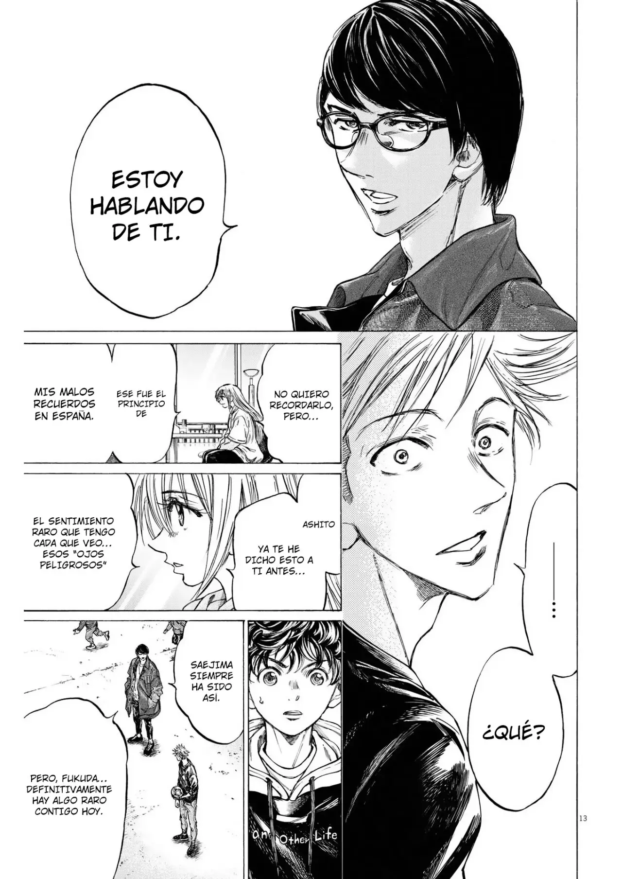 Ao ashi capítulo 329, página 14