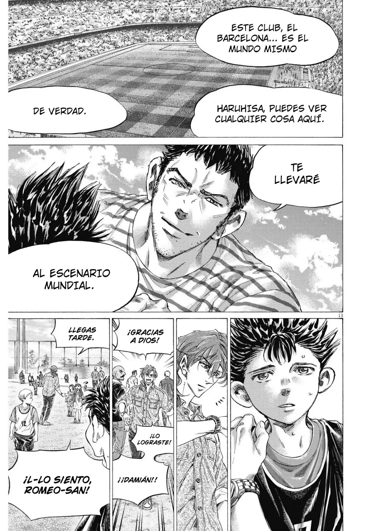 Ao ashi capítulo 330, página 14
