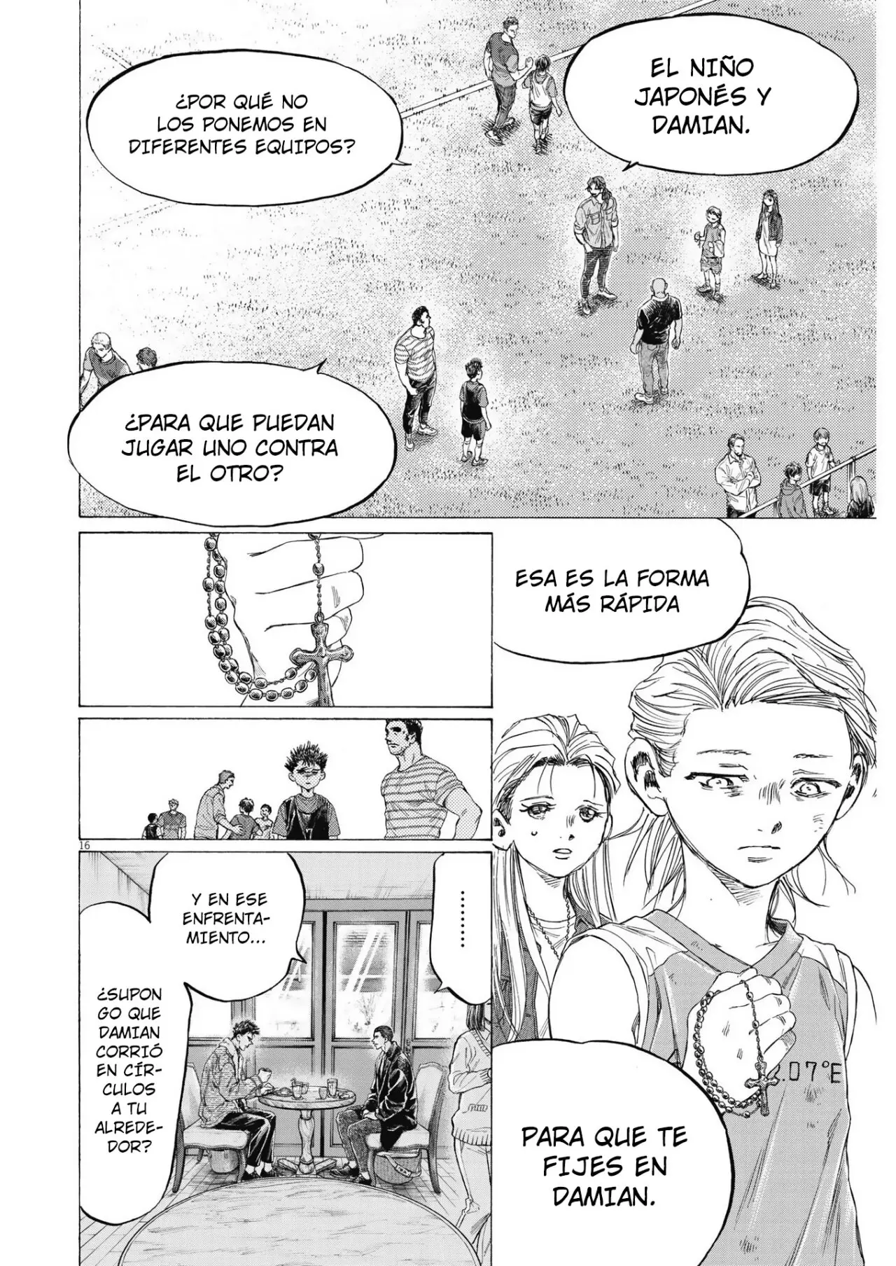 Ao ashi capítulo 330, página 17