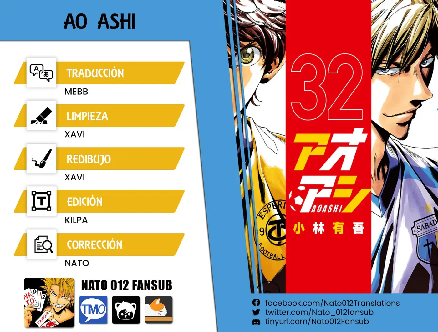 Ao ashi capítulo 332, página 1