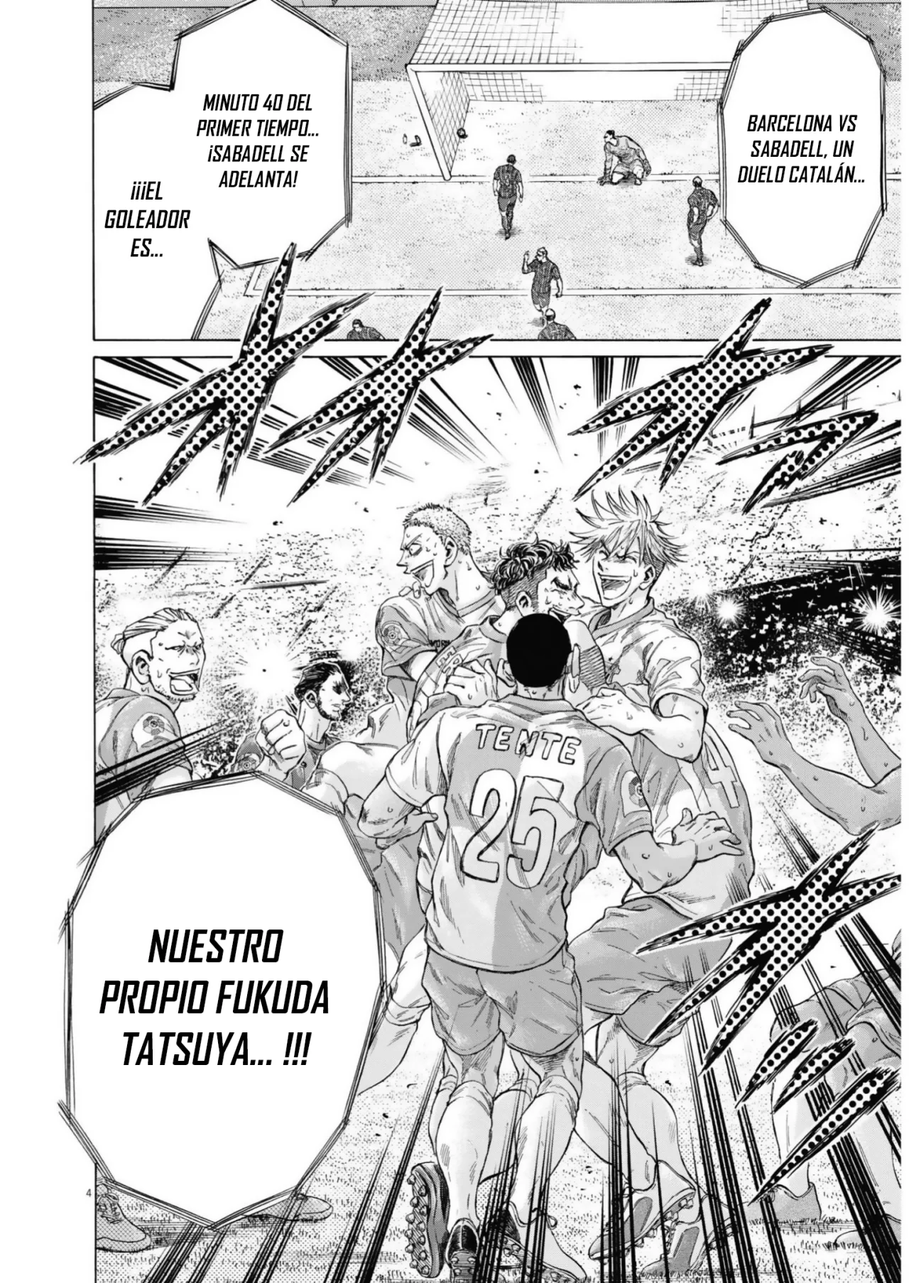 Ao ashi capítulo 333, página 4