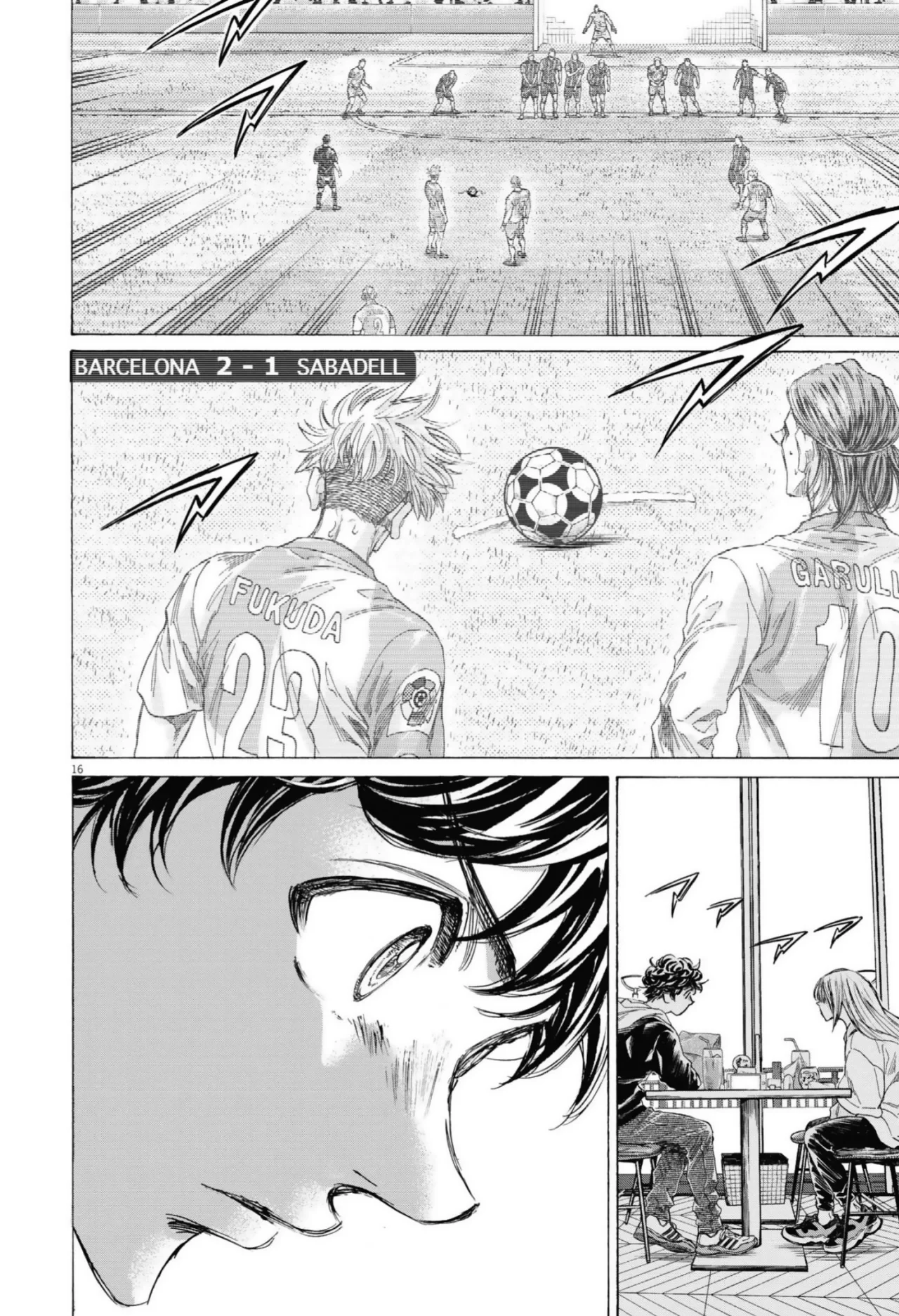 Ao ashi capítulo 333, página 16