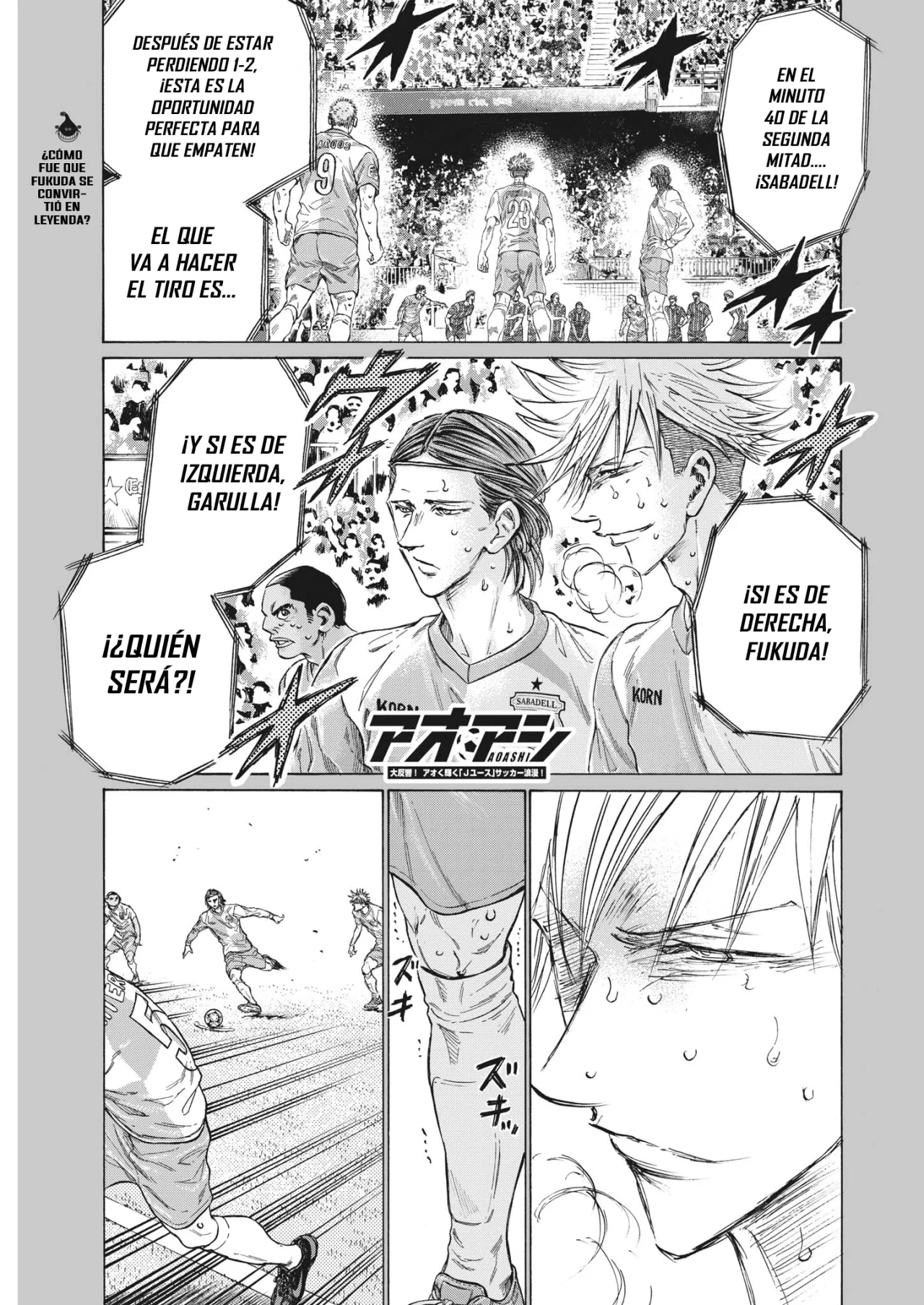 Ao ashi capítulo 334, página 2
