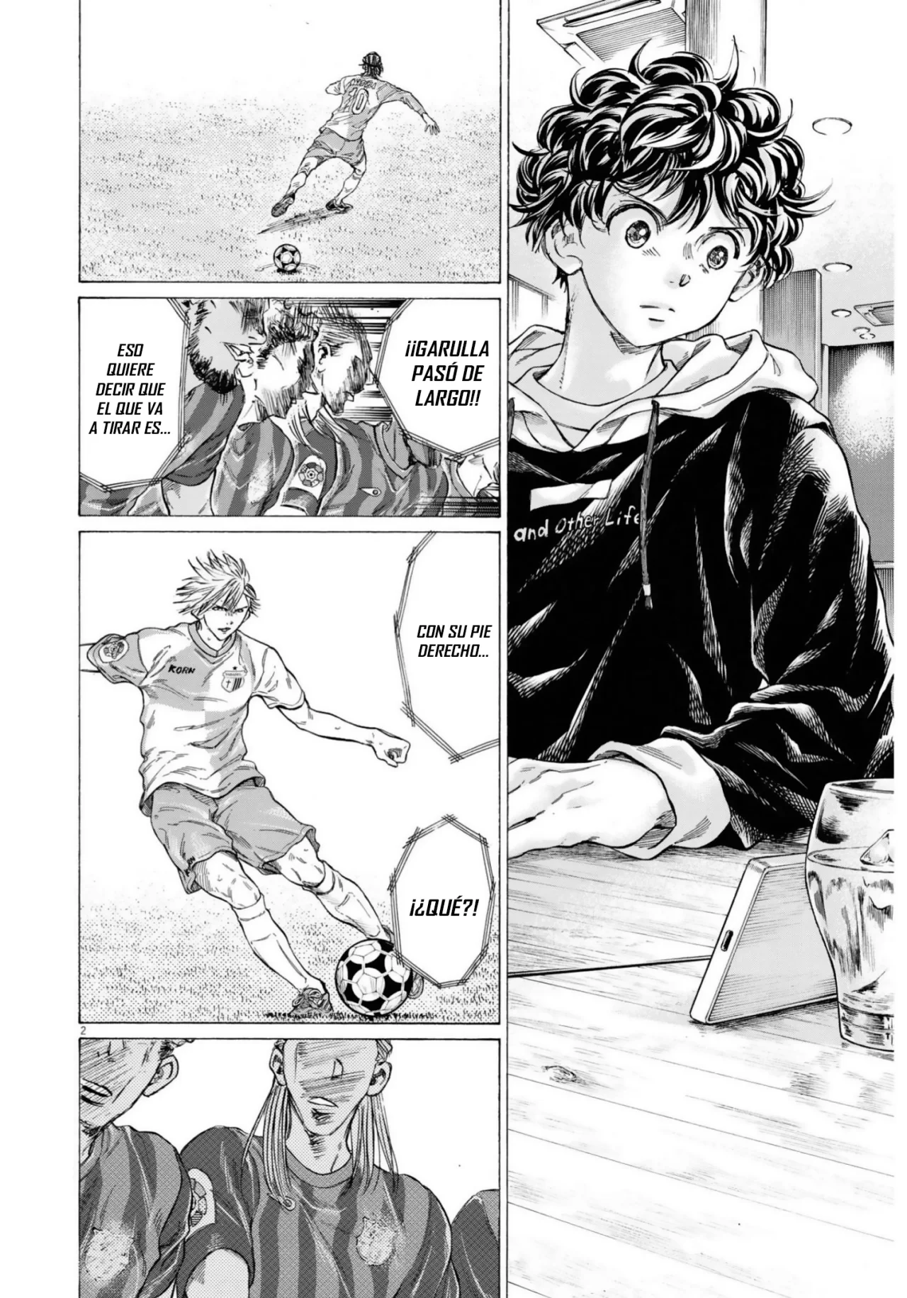 Ao ashi capítulo 334, página 3