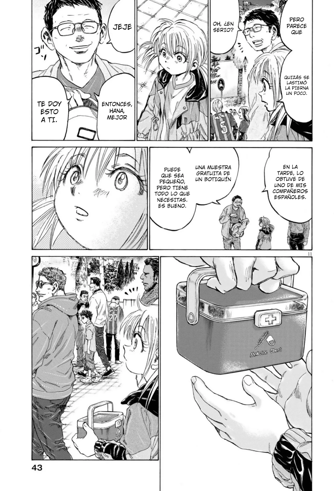 Ao ashi capítulo 334, página 12