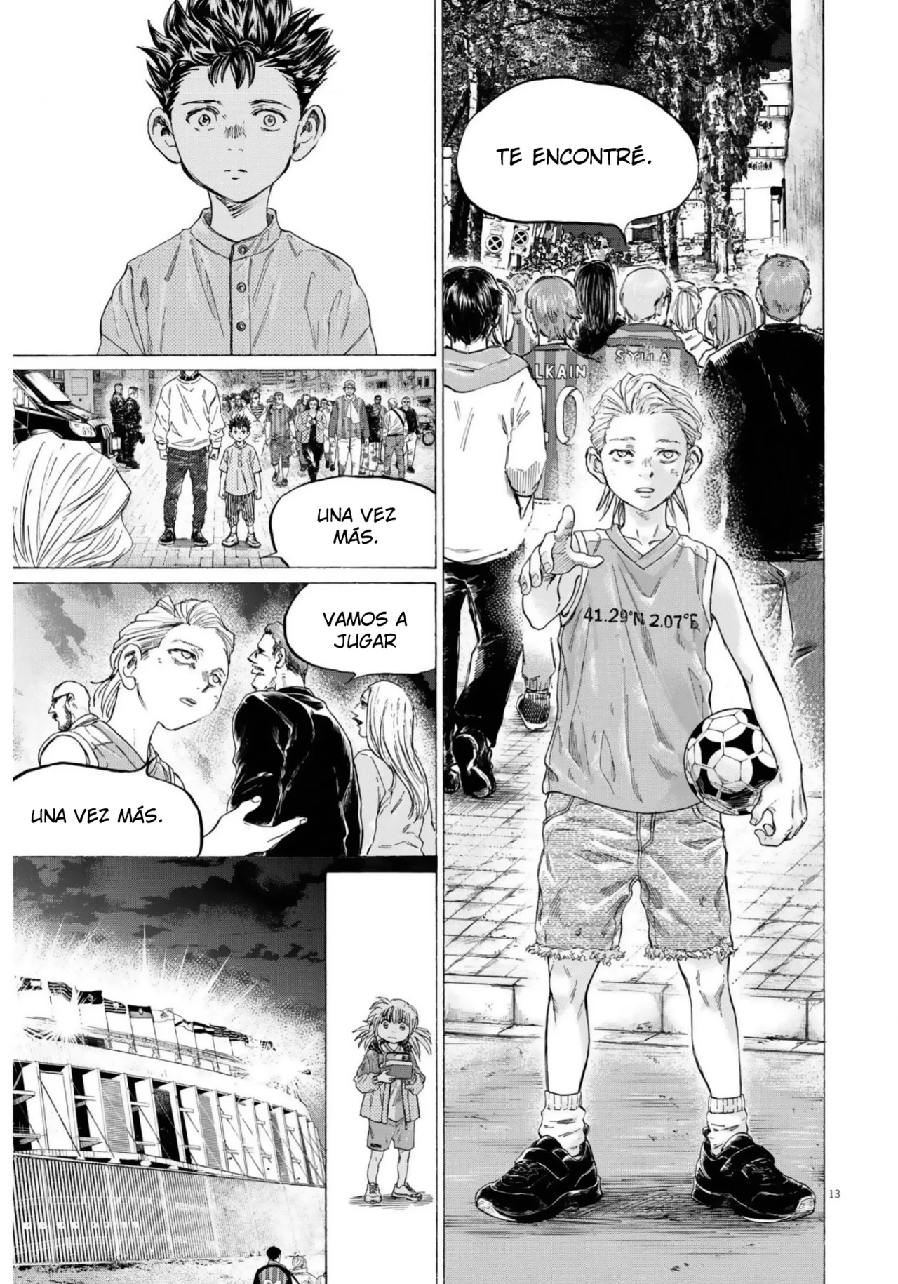 Ao ashi capítulo 334, página 14