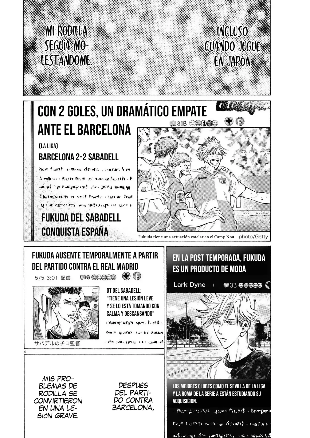 Ao ashi capítulo 335, página 5