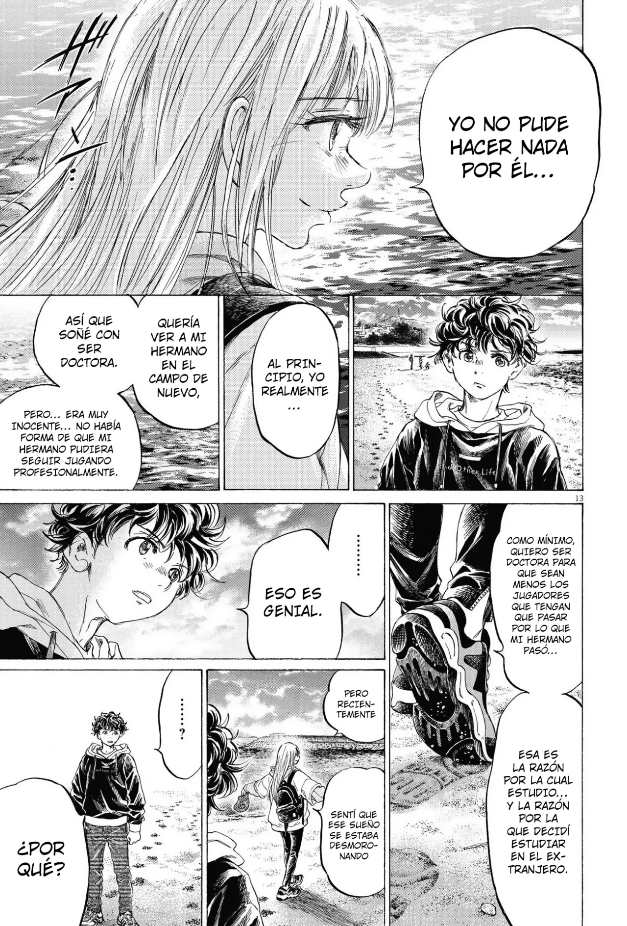 Ao ashi capítulo 336, página 14