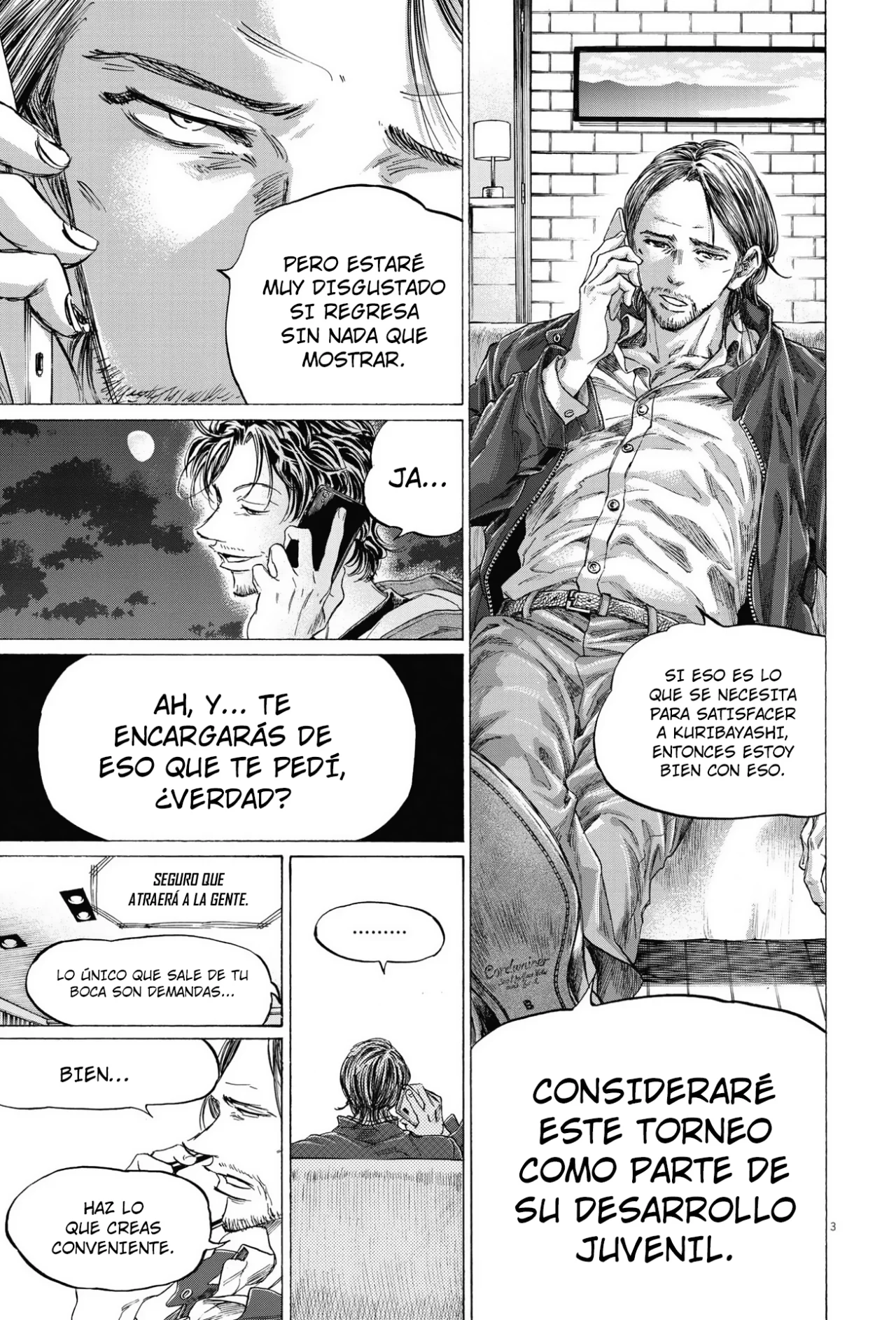 Ao ashi capítulo 337, página 4