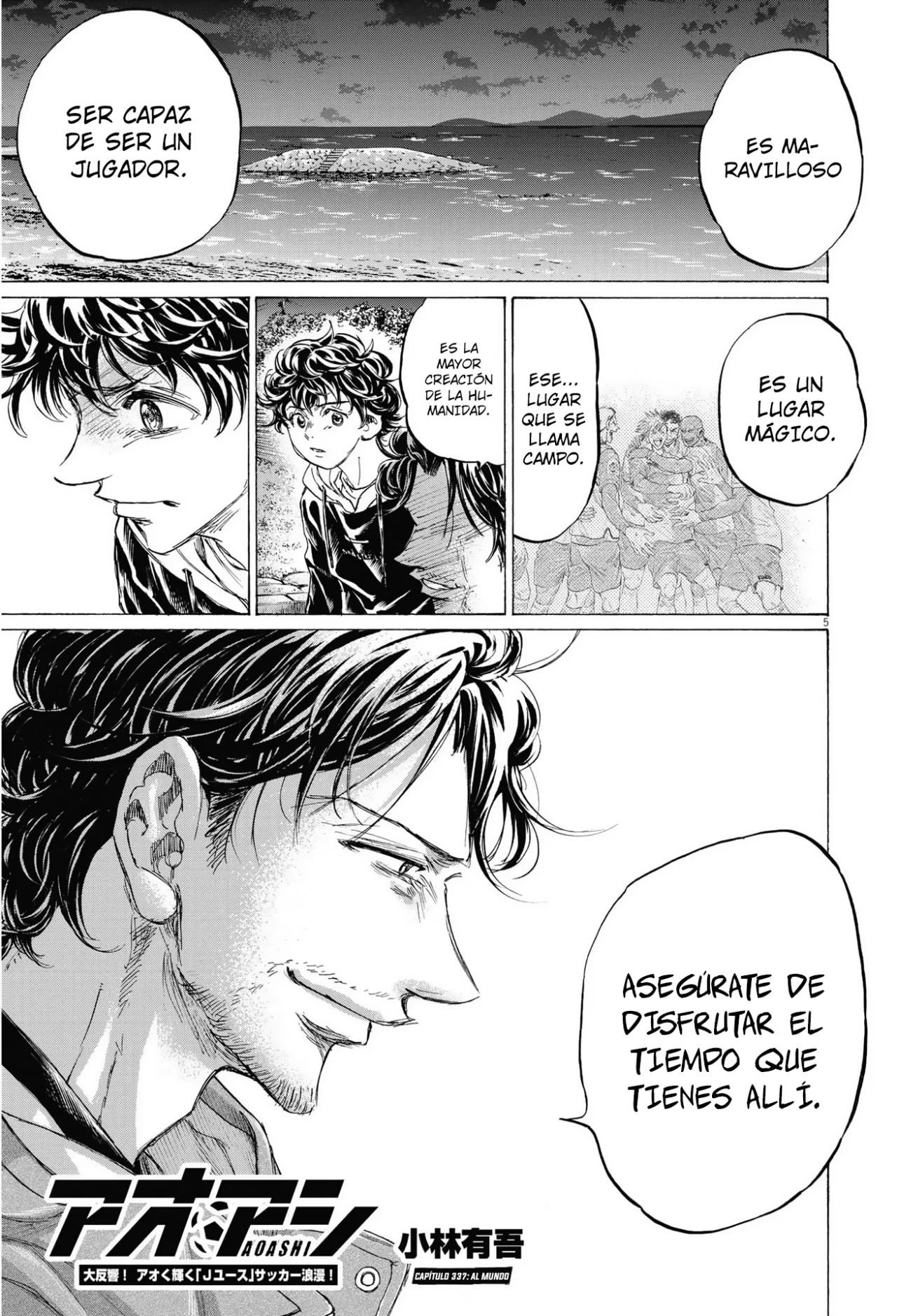 Ao ashi capítulo 337, página 6
