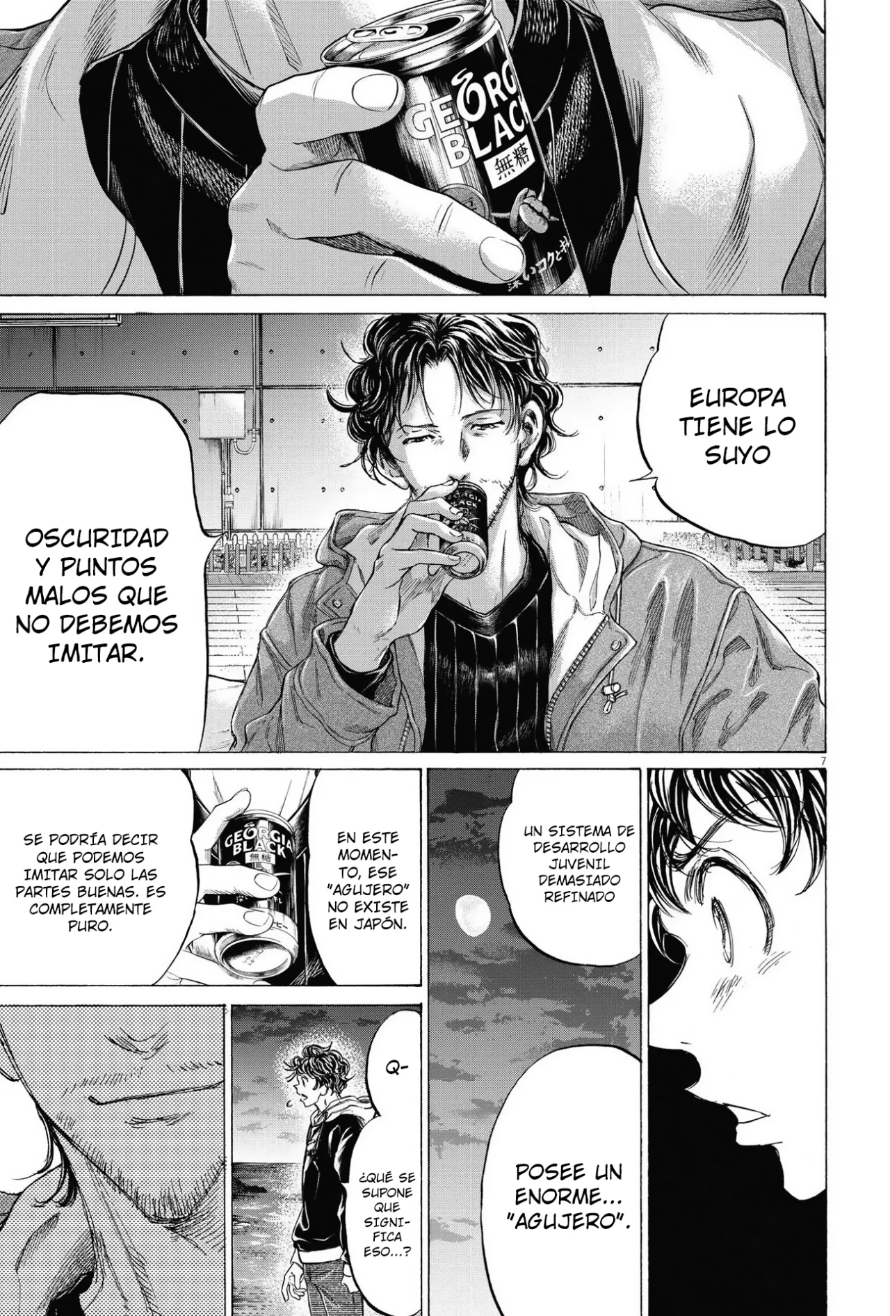 Ao ashi capítulo 337, página 8