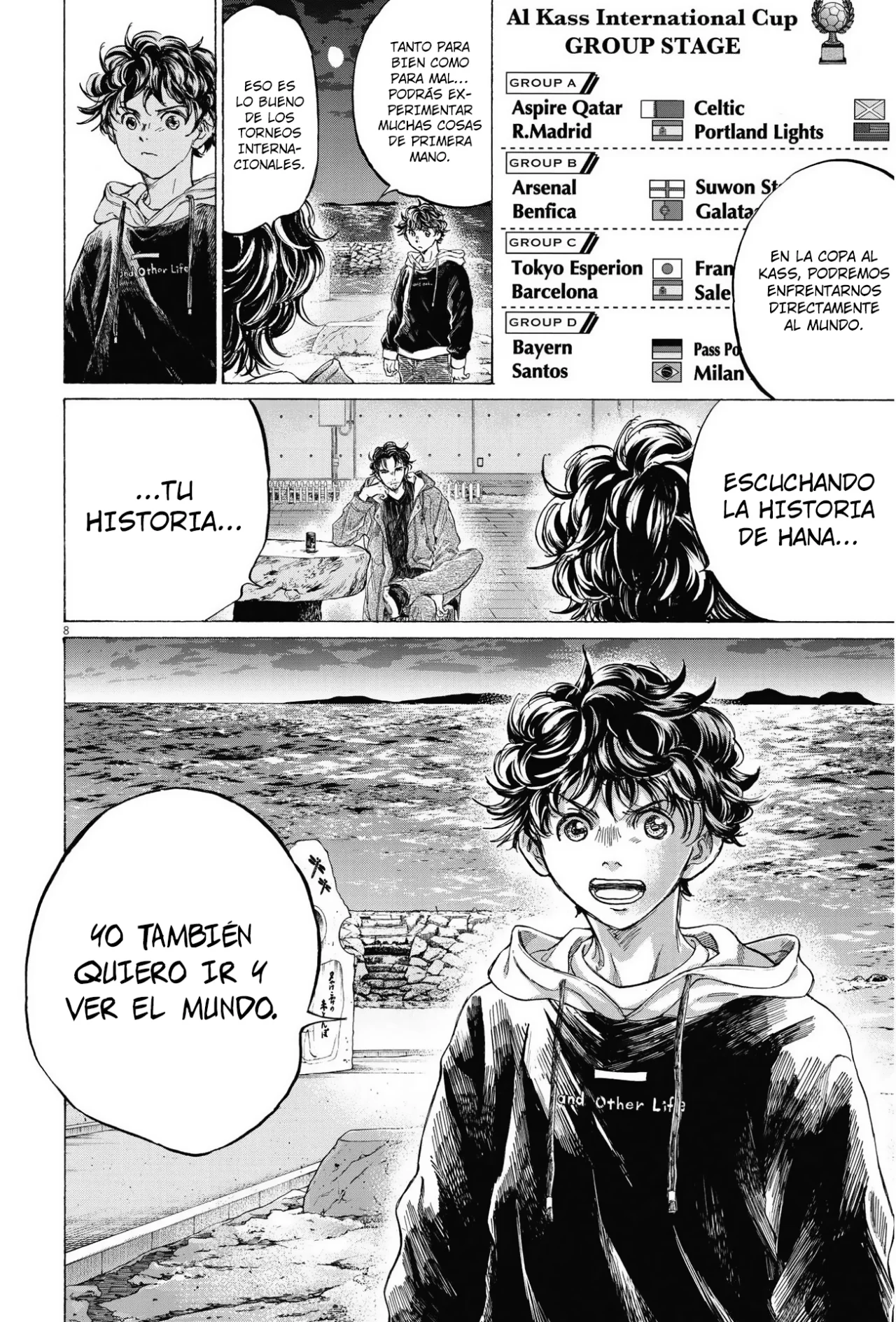 Ao ashi capítulo 337, página 9