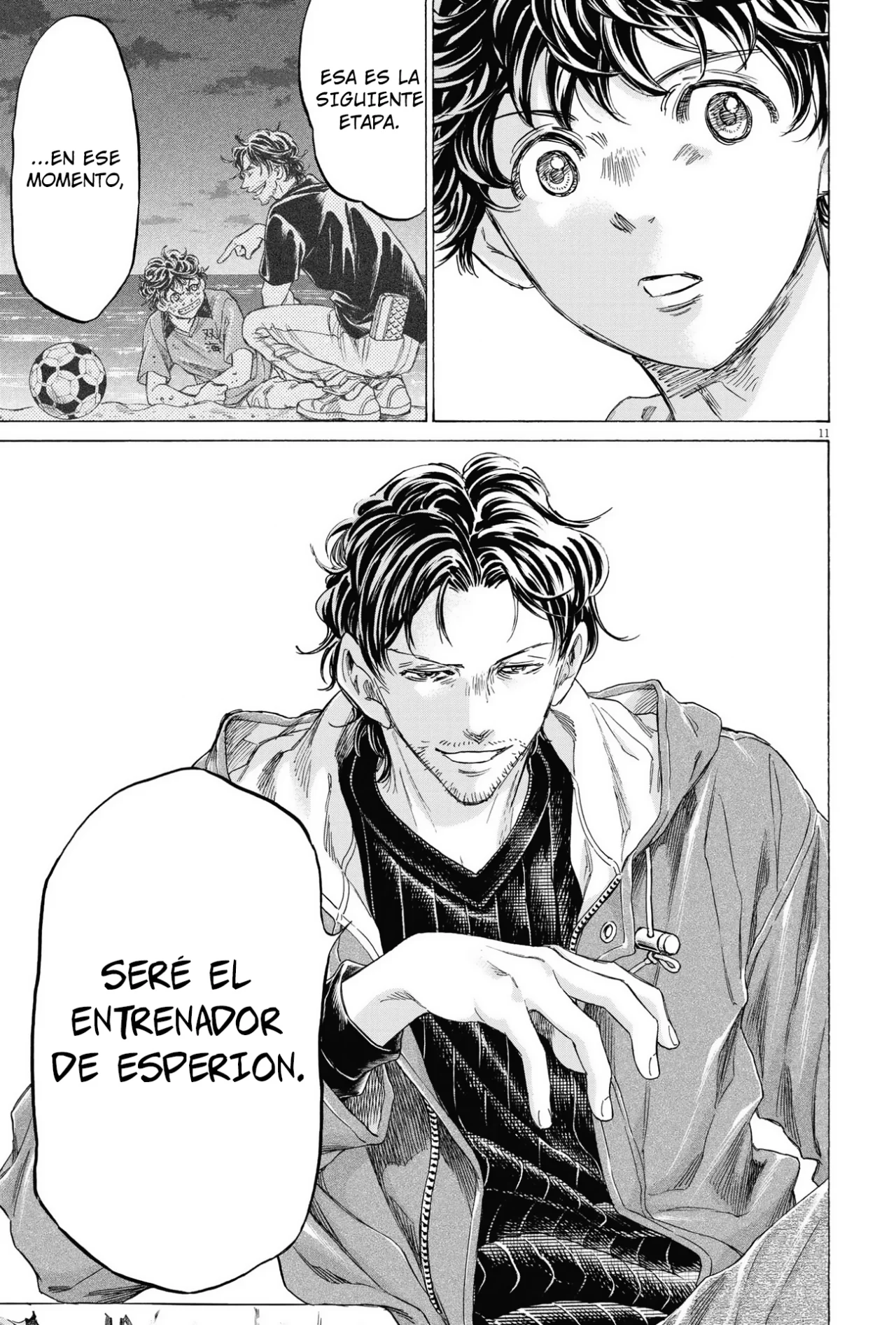 Ao ashi capítulo 337, página 12