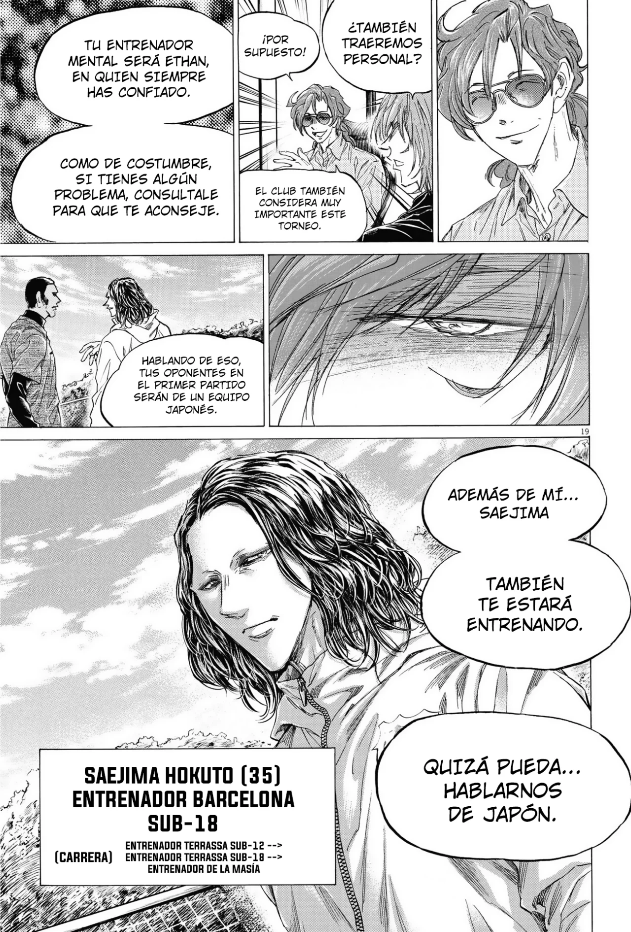 Ao ashi capítulo 337, página 19