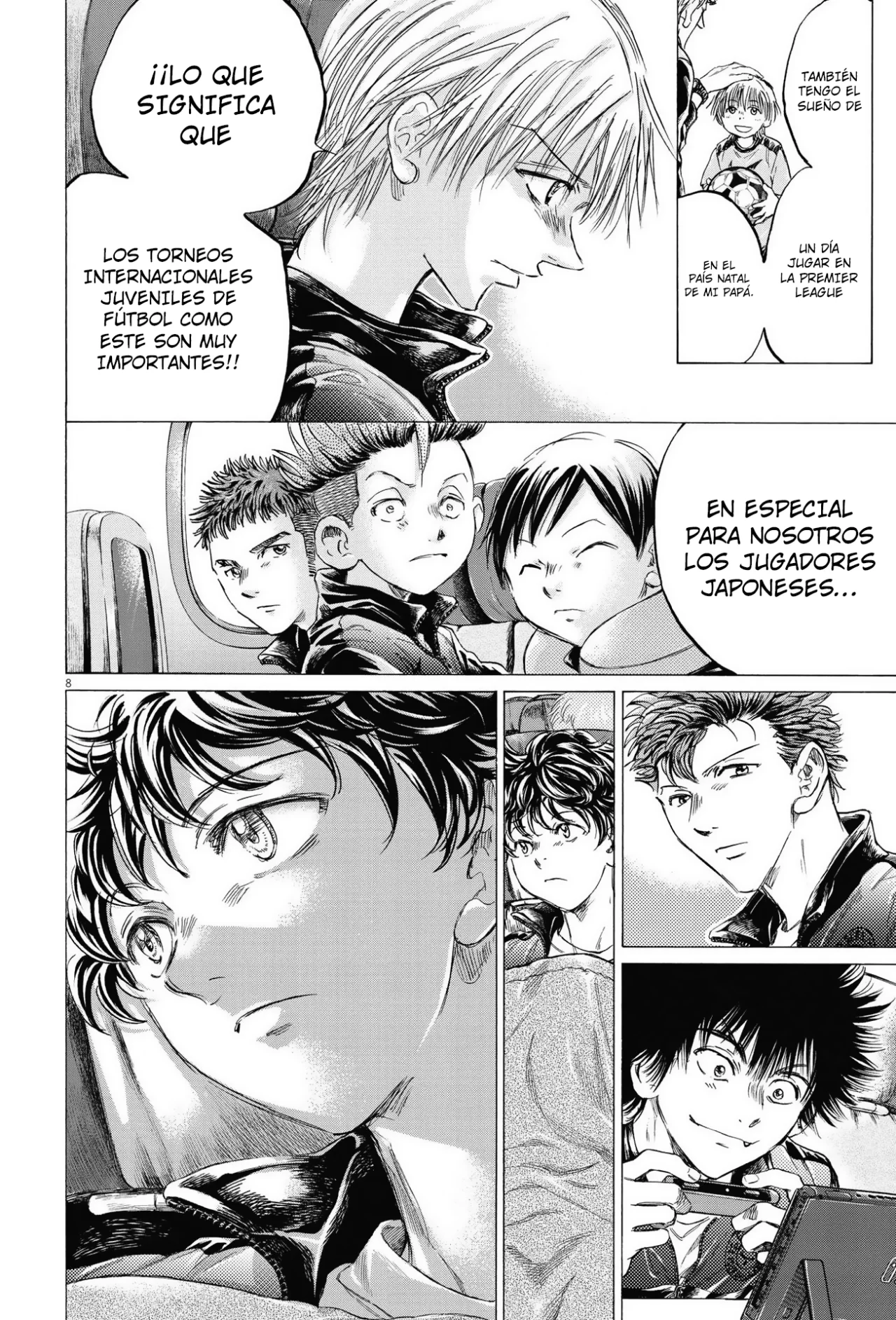 Ao ashi capítulo 338, página 9