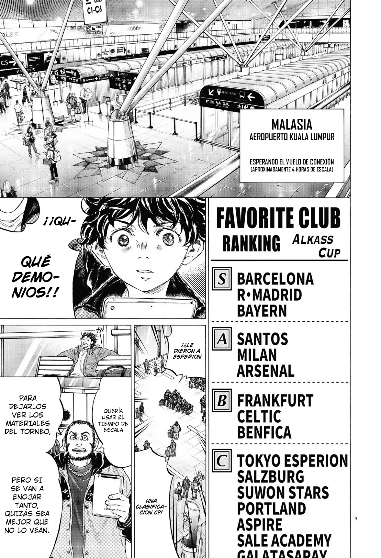 Ao ashi capítulo 338, página 10