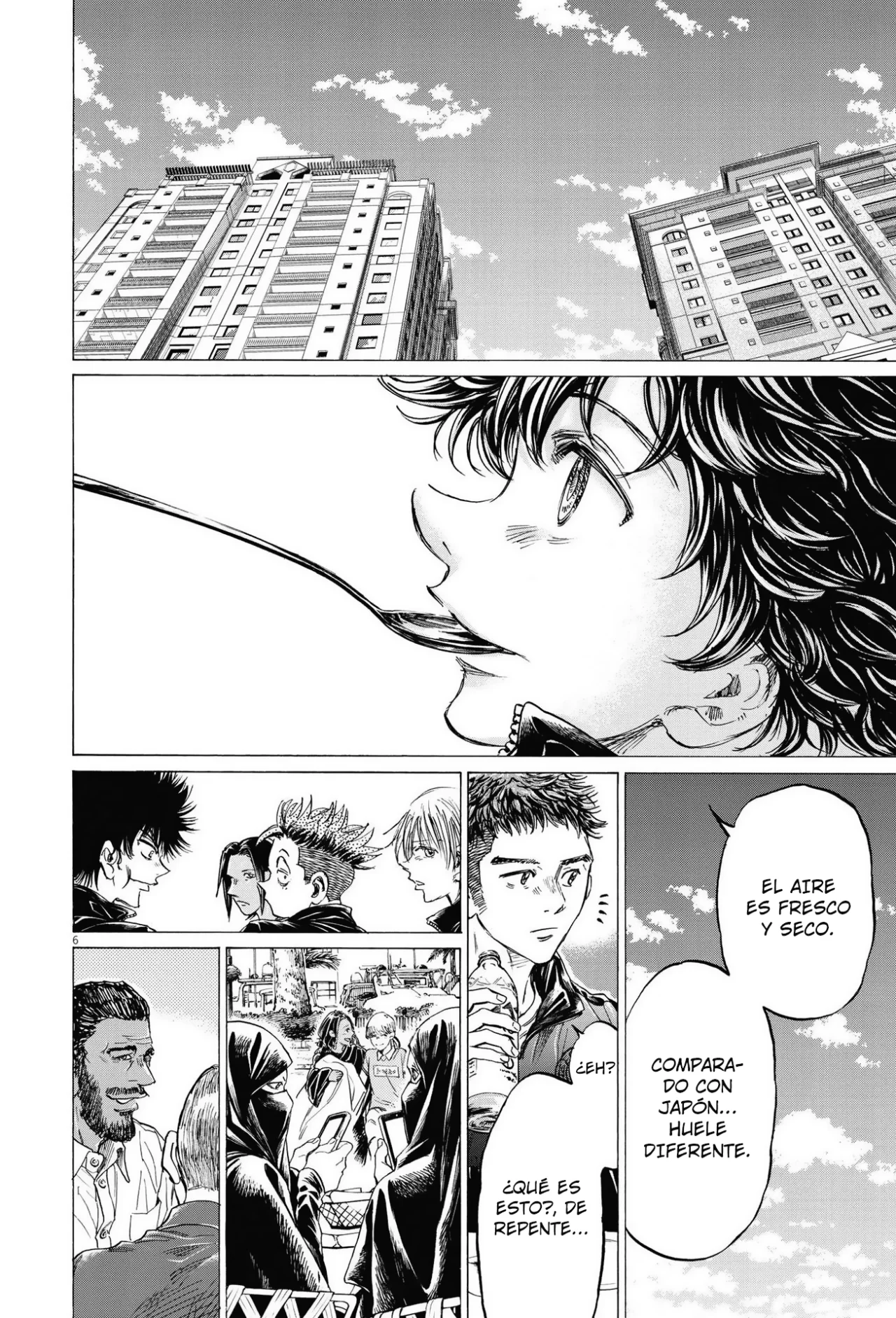 Ao ashi capítulo 339, página 7