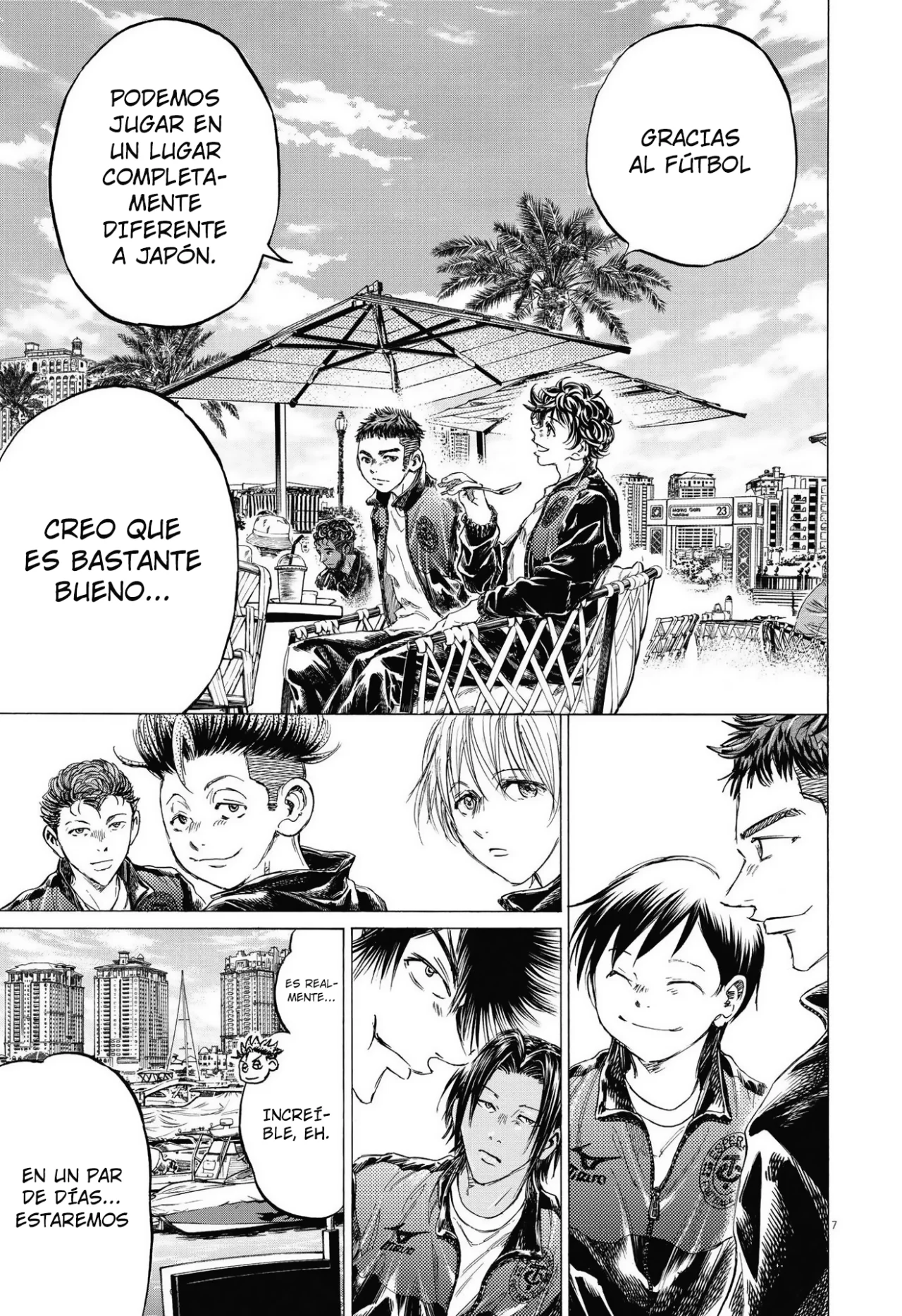 Ao ashi capítulo 339, página 8