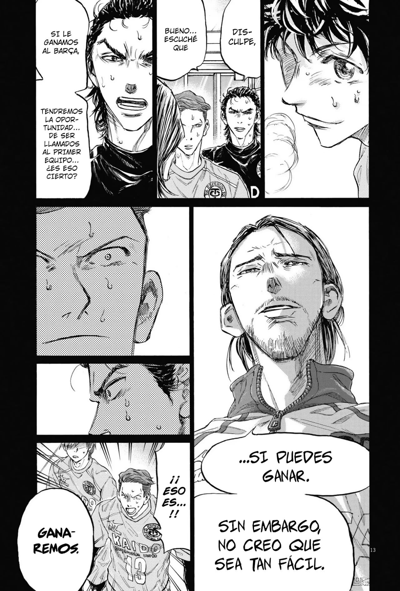 Ao ashi capítulo 339, página 14