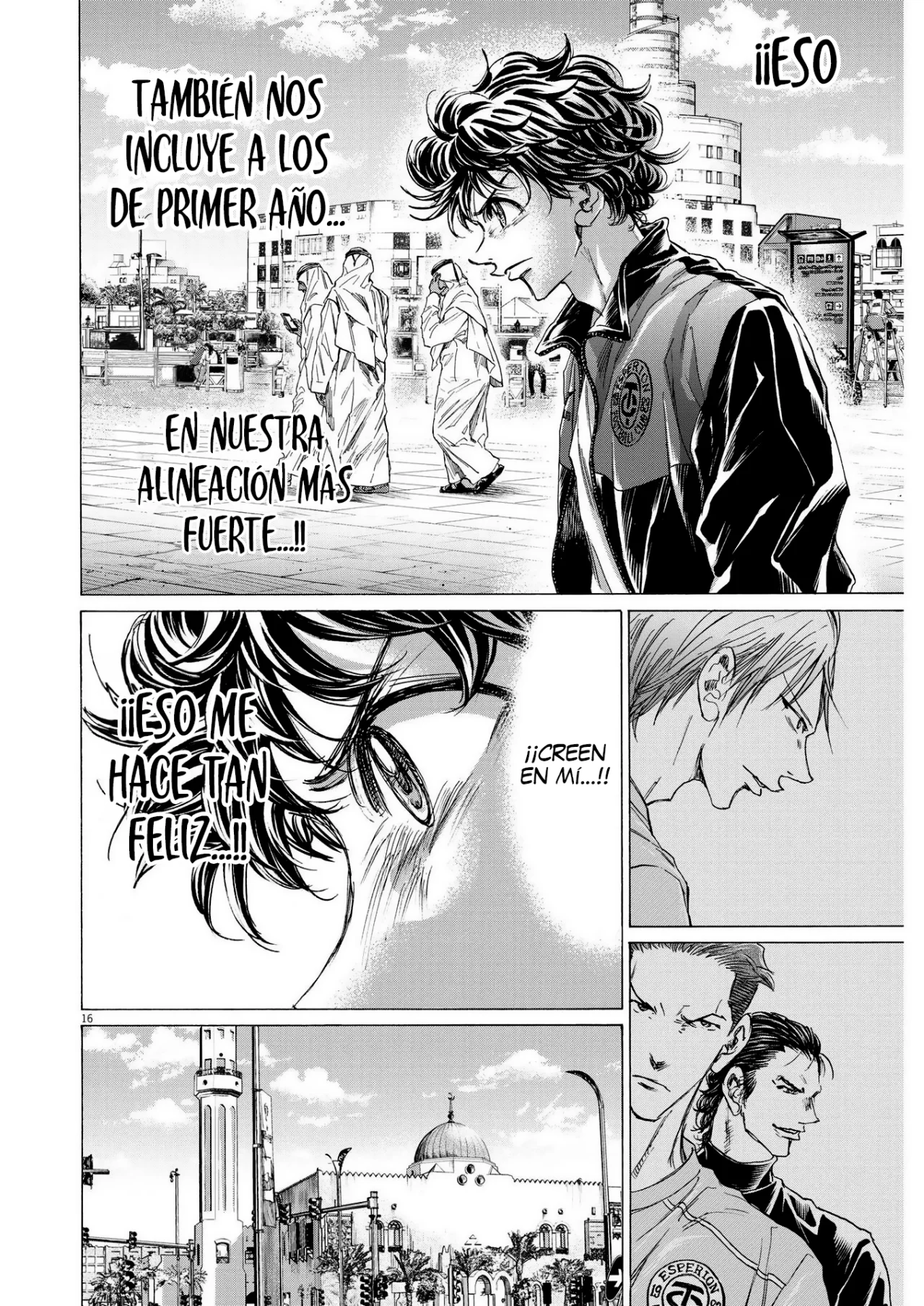 Ao ashi capítulo 339, página 17
