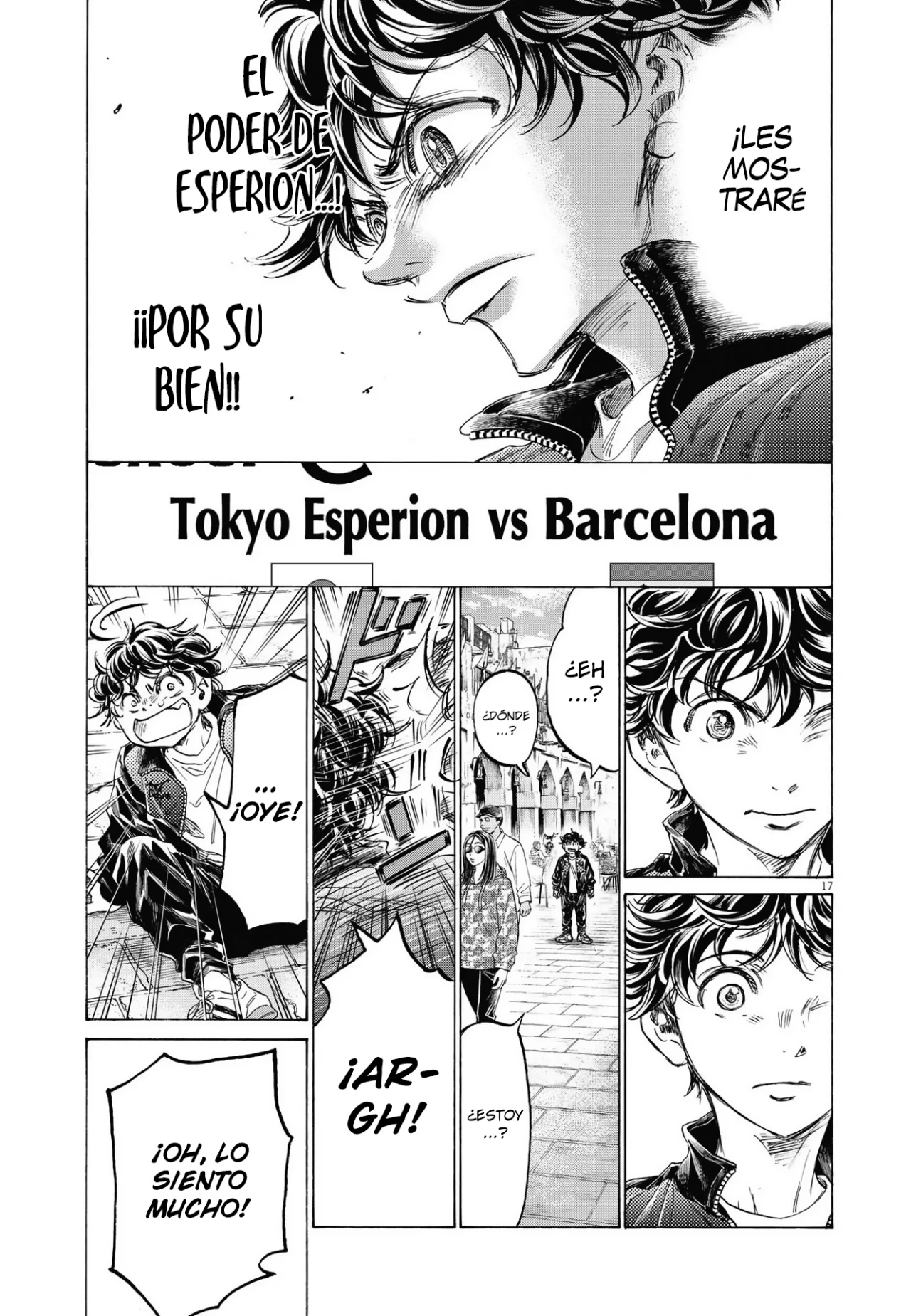 Ao ashi capítulo 339, página 18