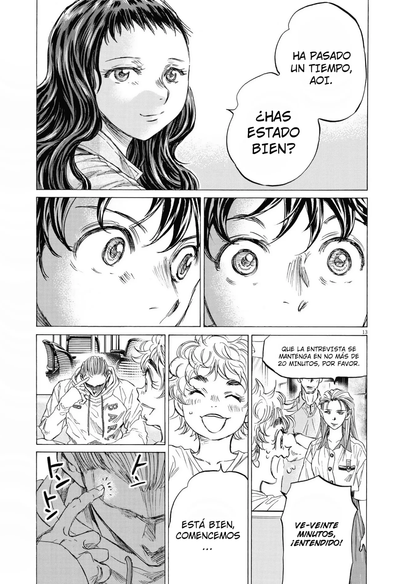 Ao ashi capítulo 340, página 14