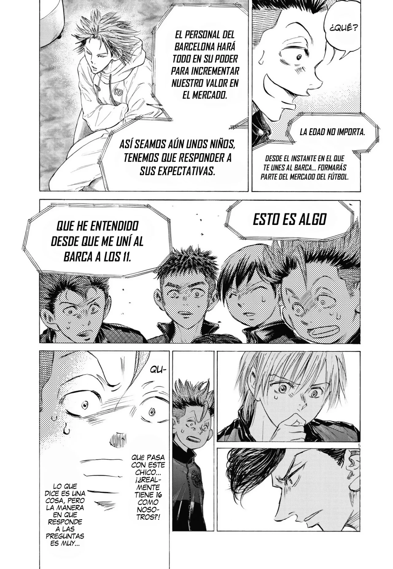 Ao ashi capítulo 341, página 6