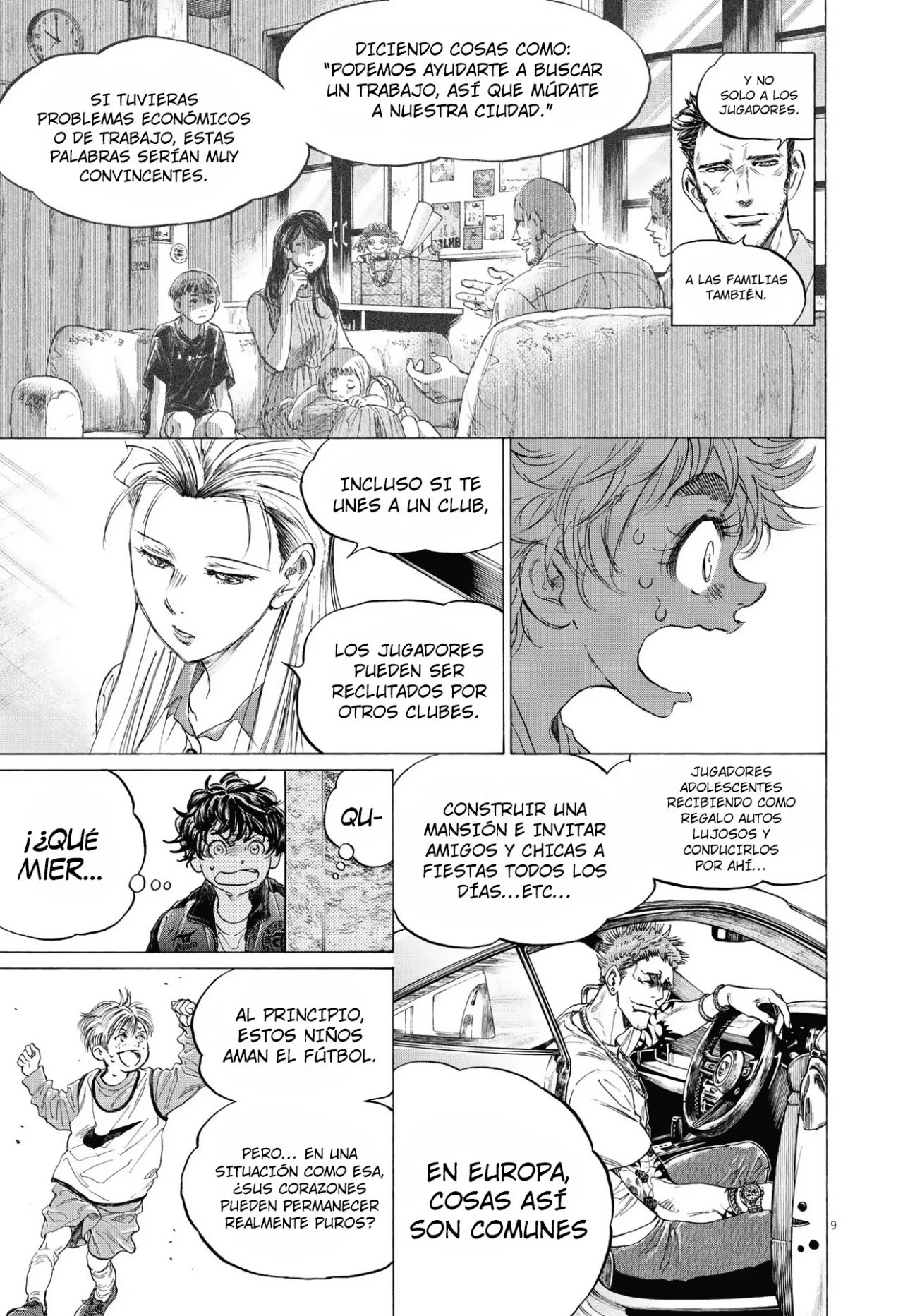 Ao ashi capítulo 341, página 10