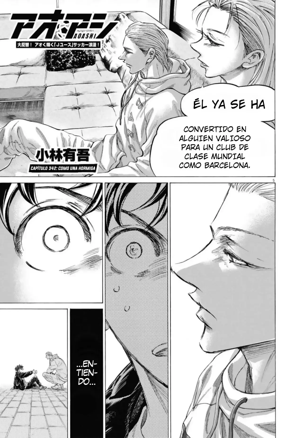 Ao ashi capítulo 342, página 6