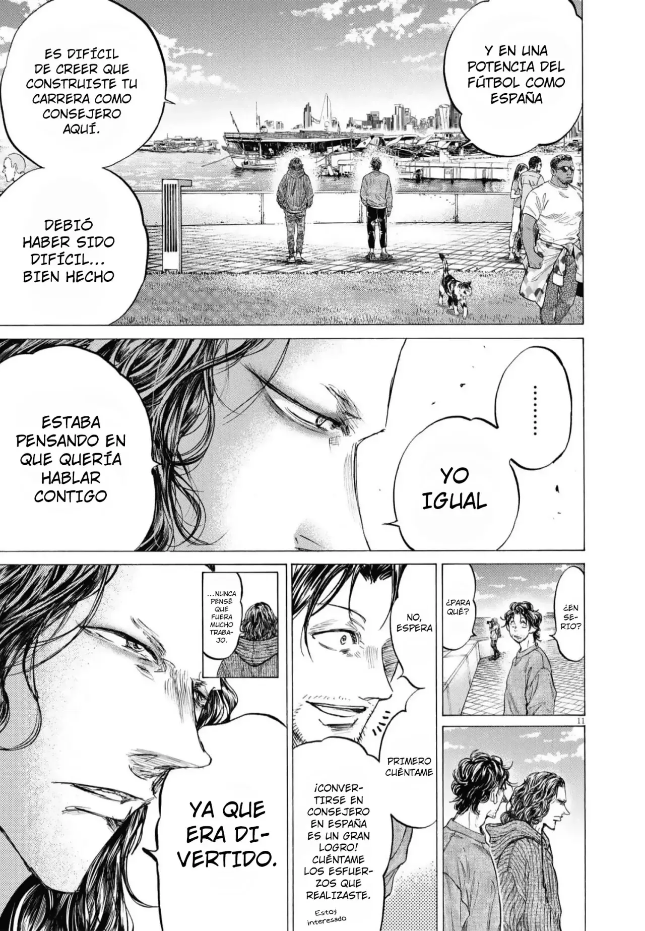 Ao ashi capítulo 342, página 12